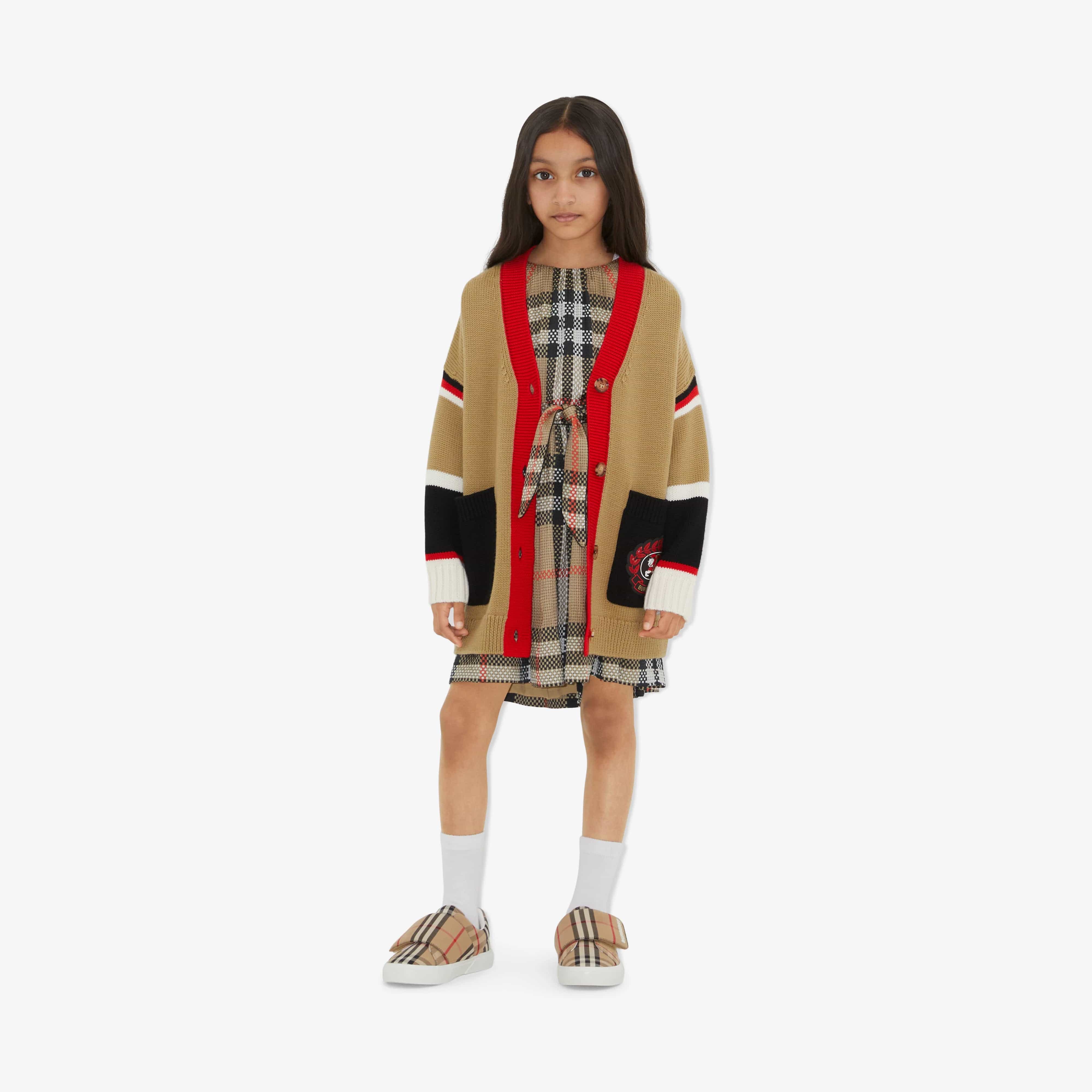 Burberry Kids Girls Jessica Cardigan in Archive Beige | Childsplay