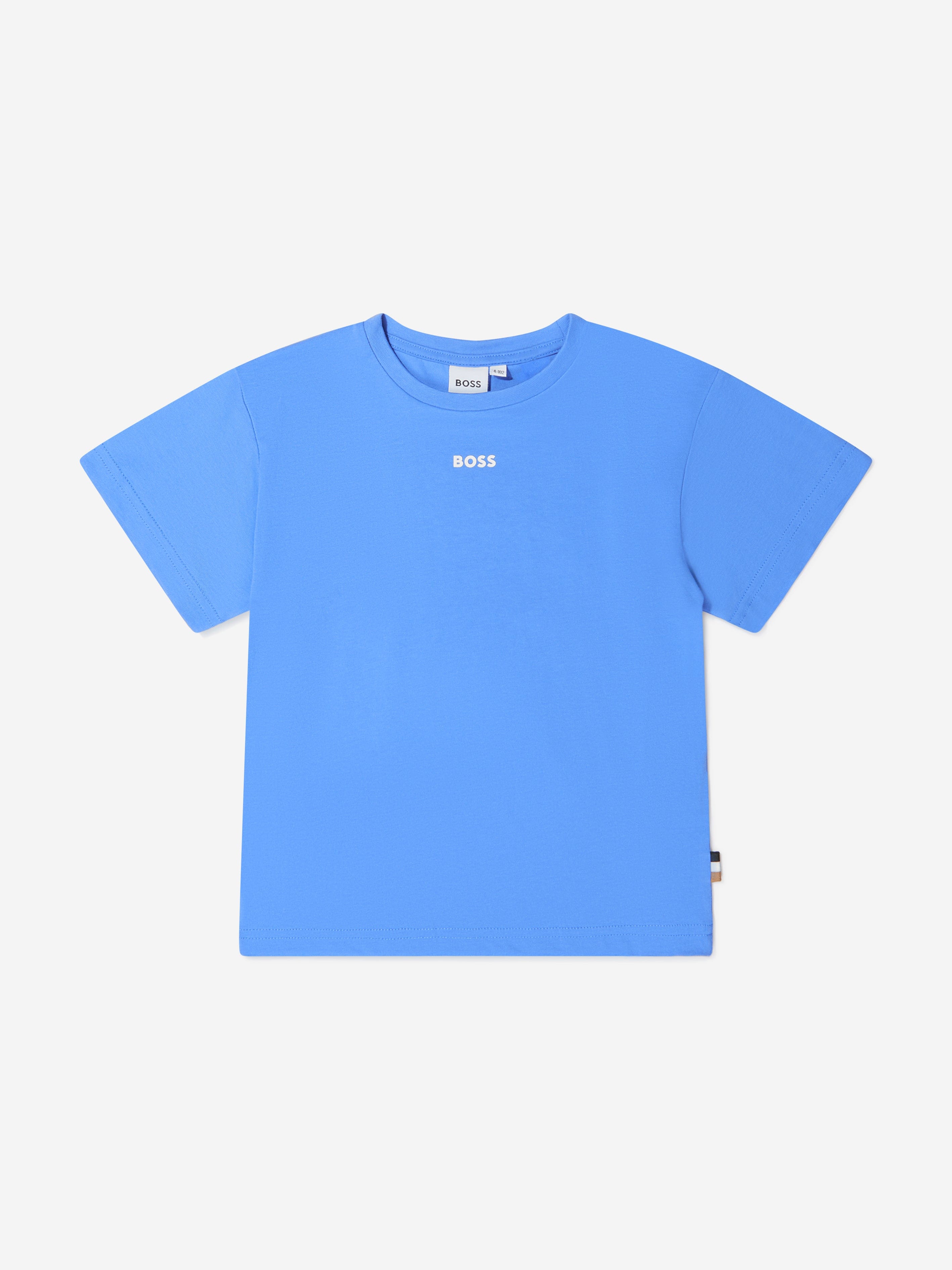 BOSS - Cotton-jersey regular-fit T-shirt with monogram pattern