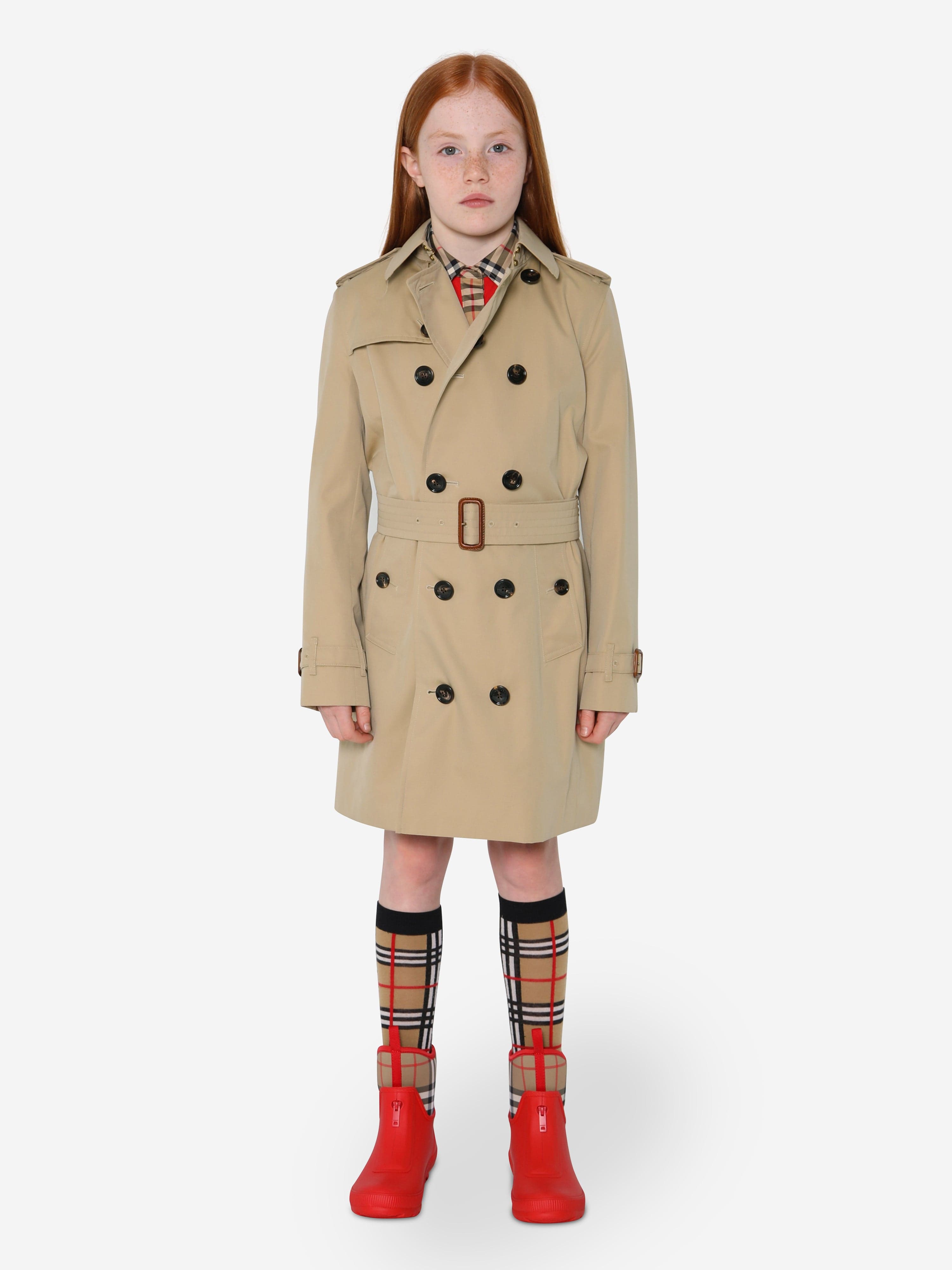 Burberry store girls coat