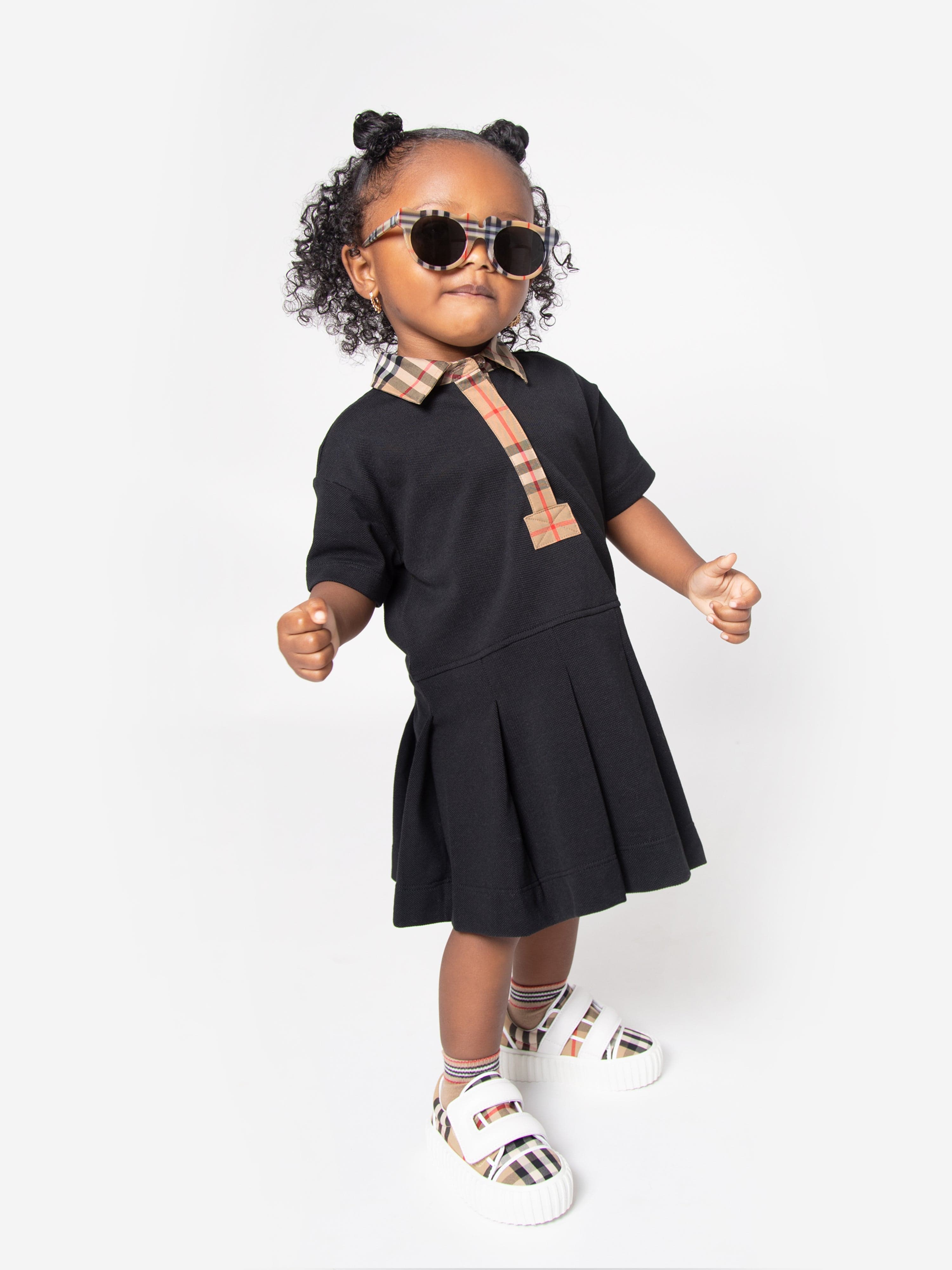 Kids burberry dress online