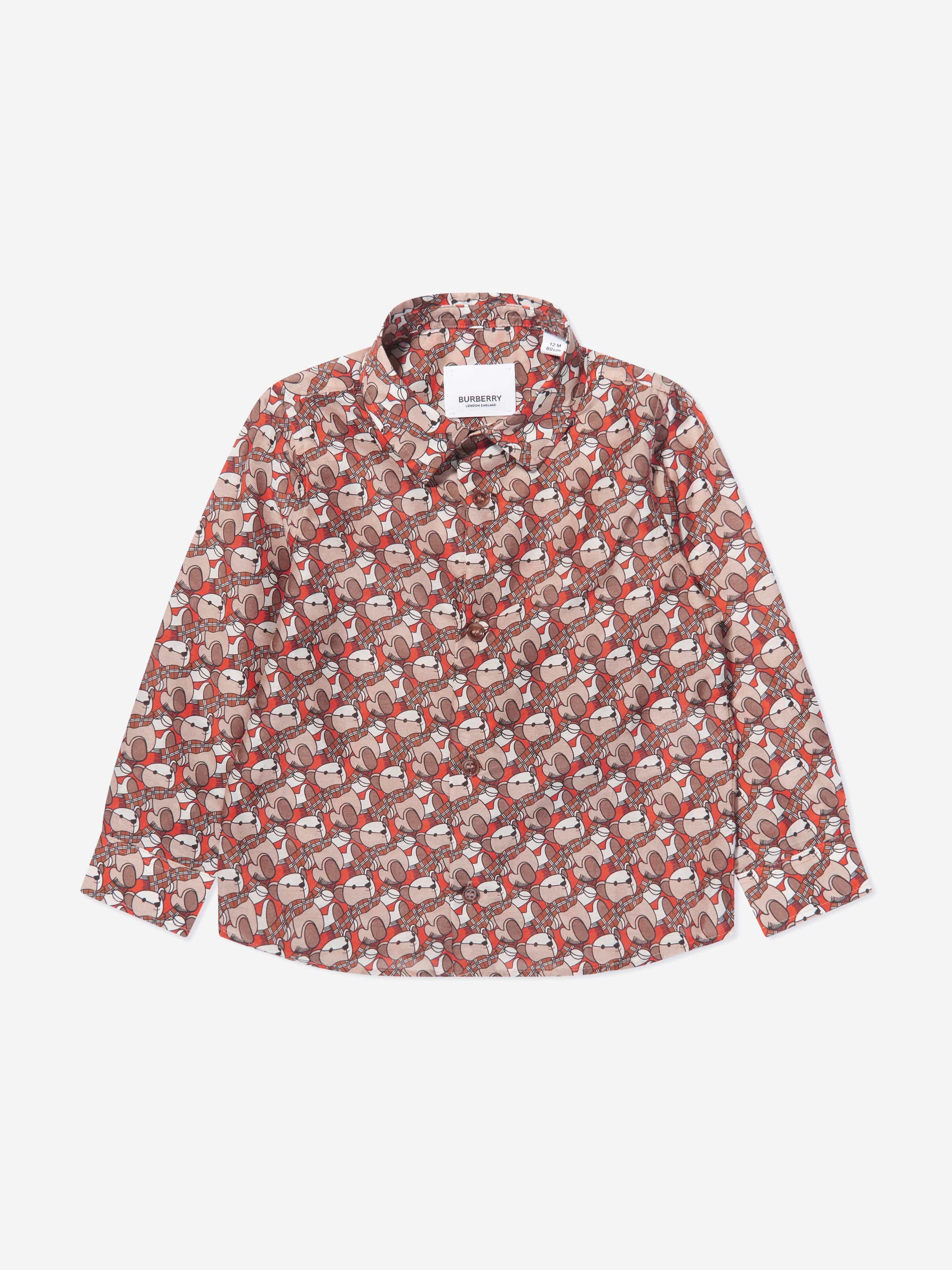 Baby Boys Mini Owen Shirt in Beige | Childsplay Clothing