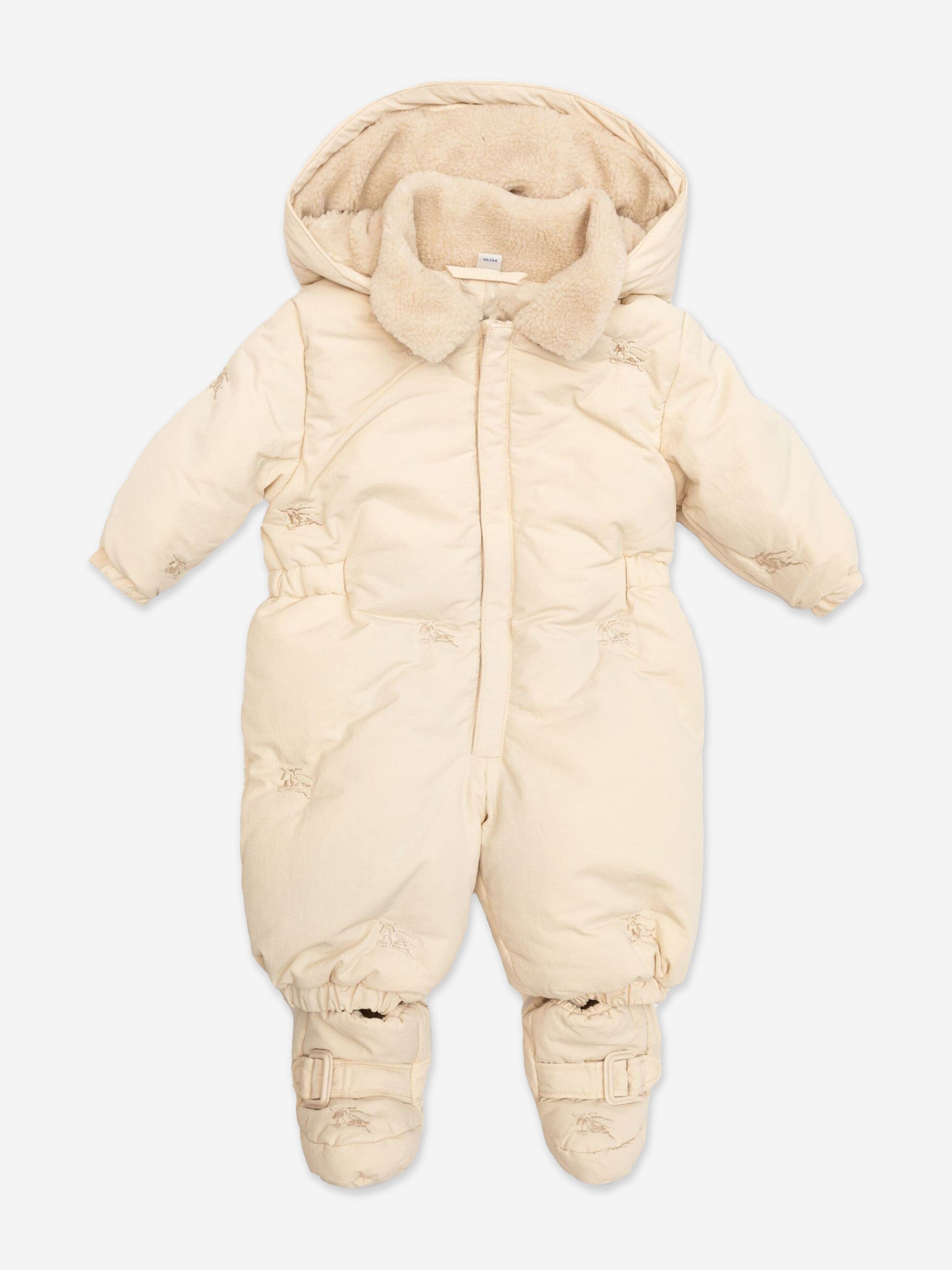 Burberry baby girl snowsuit on sale