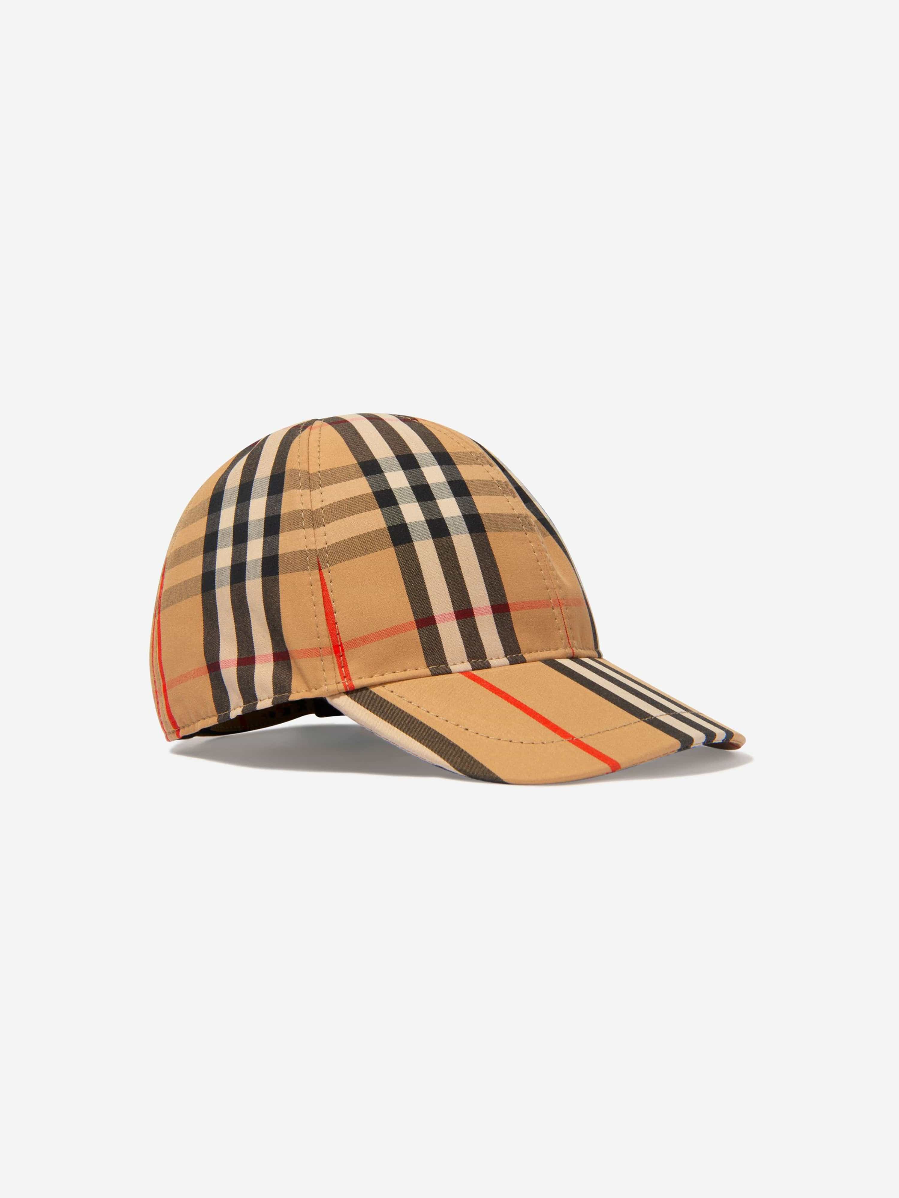 Vintage check store baseball cap