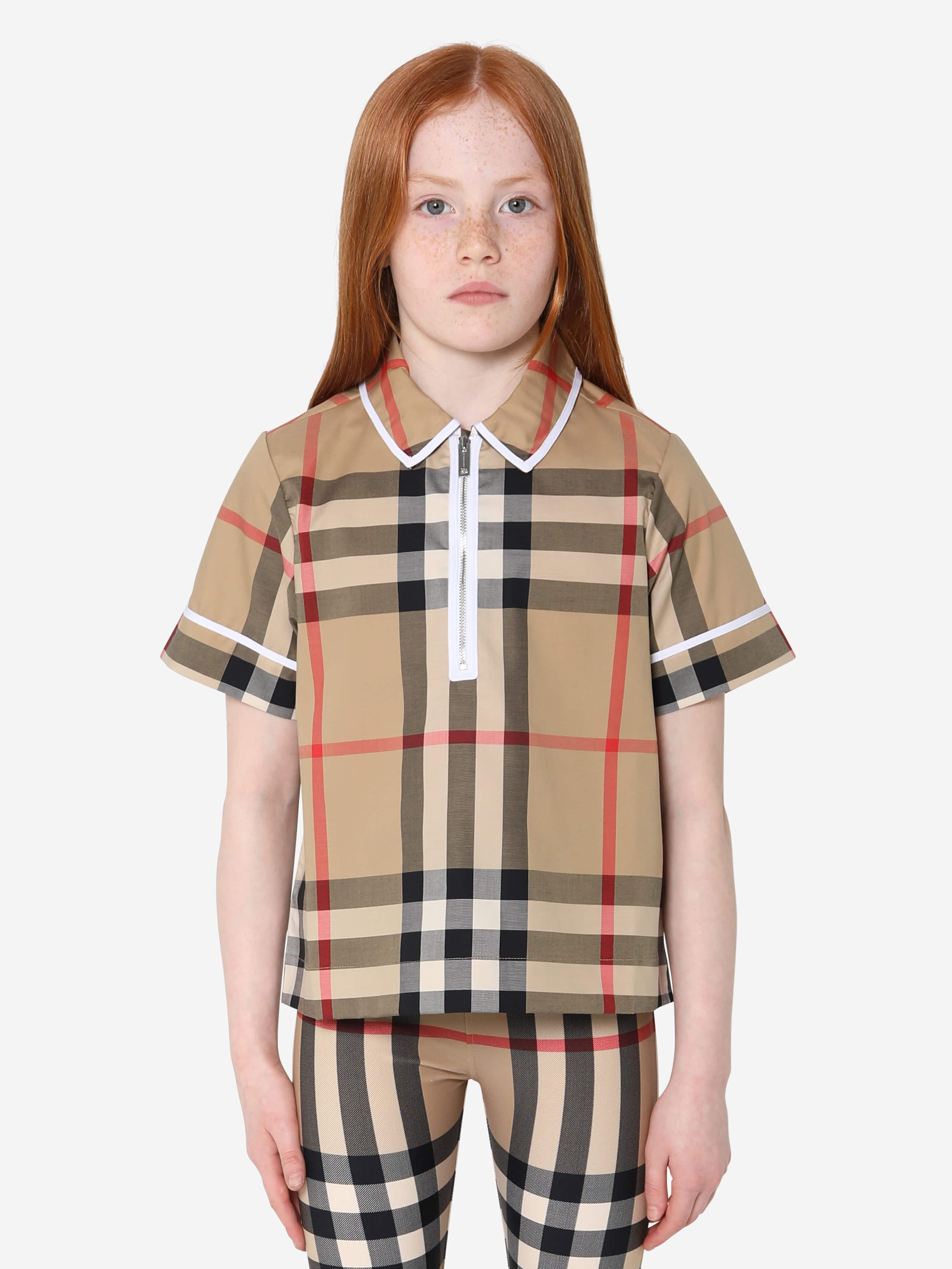 Burberry kids discount tops