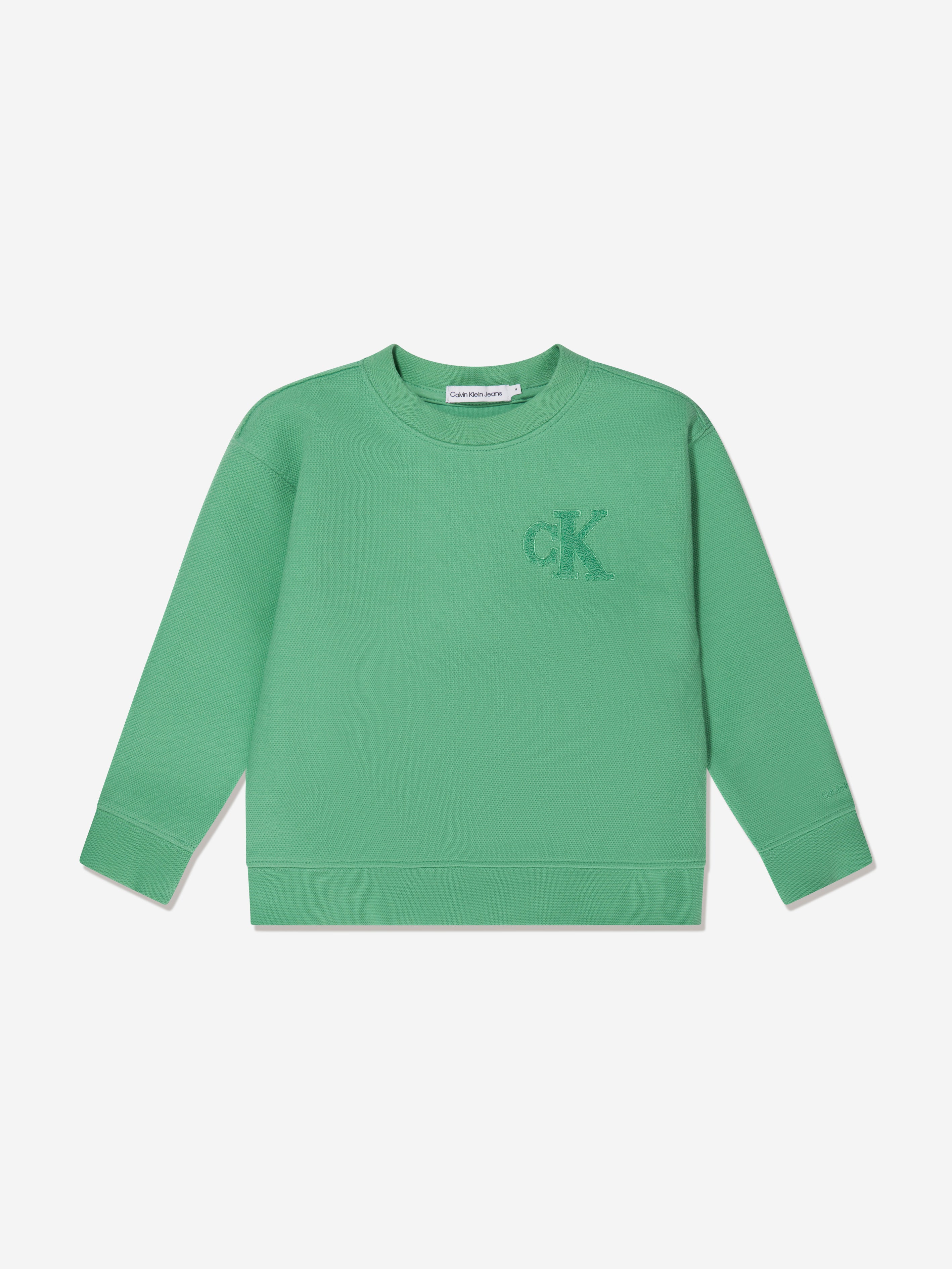 Calvin klein sweatshirt discount green