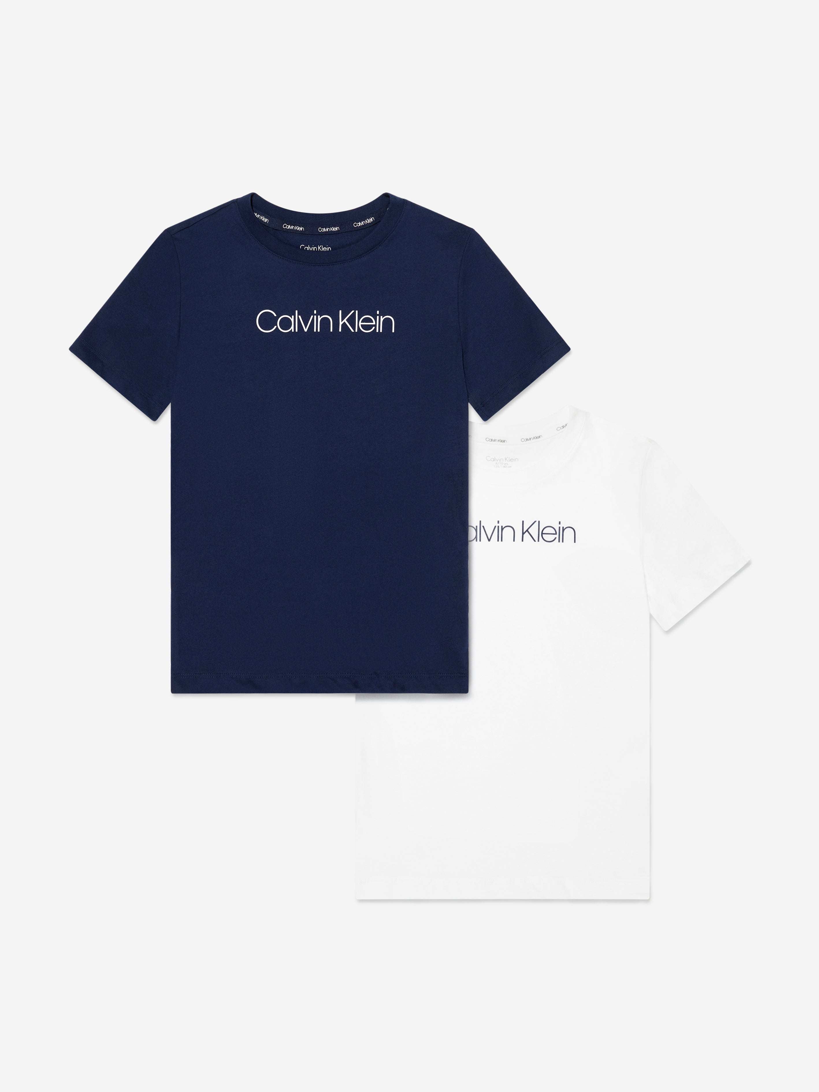 Calvin Klein-Boys Grey Logo T-Shirt
