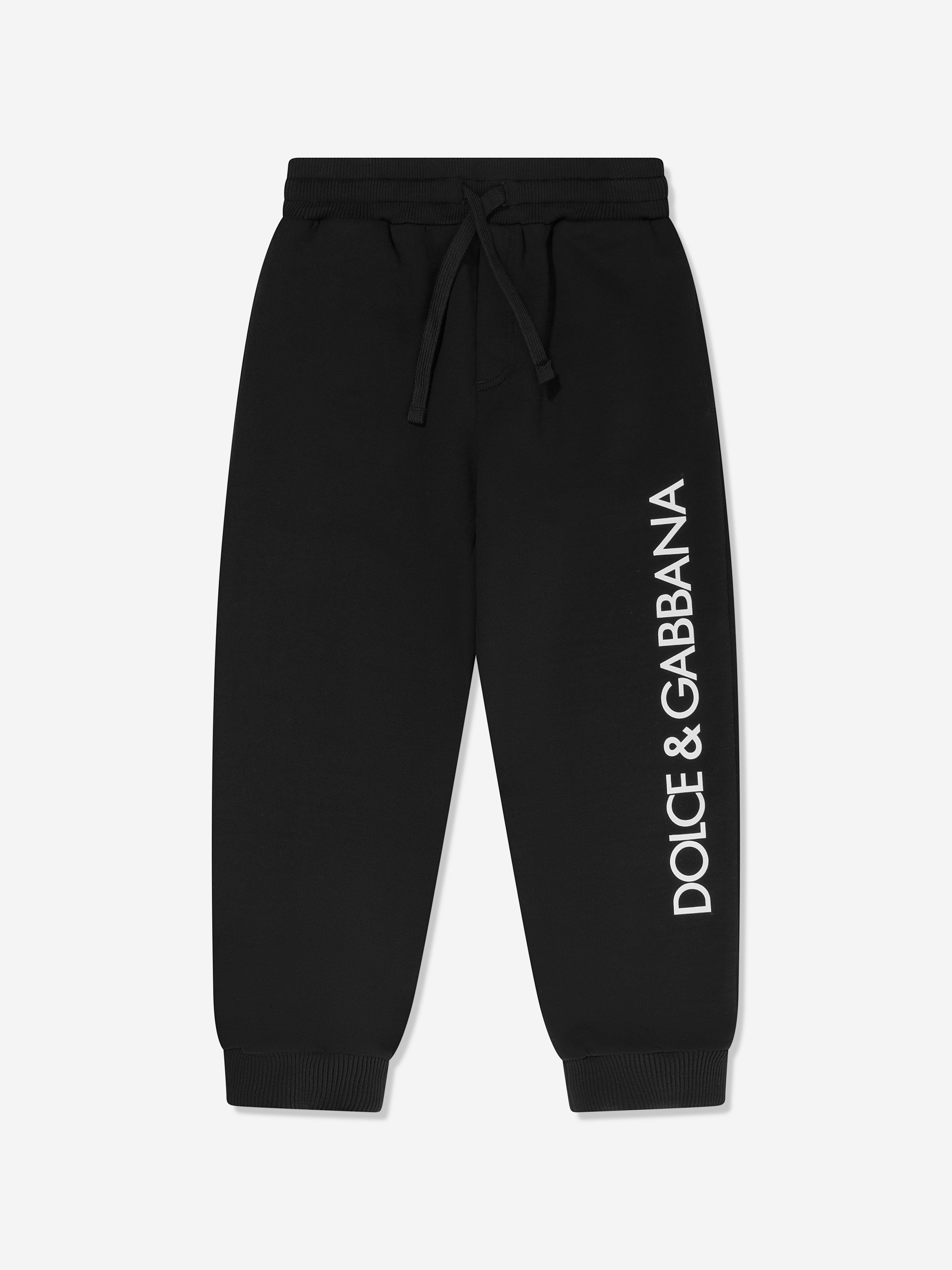 Dolce & Gabbana boy jogger with logo band Black