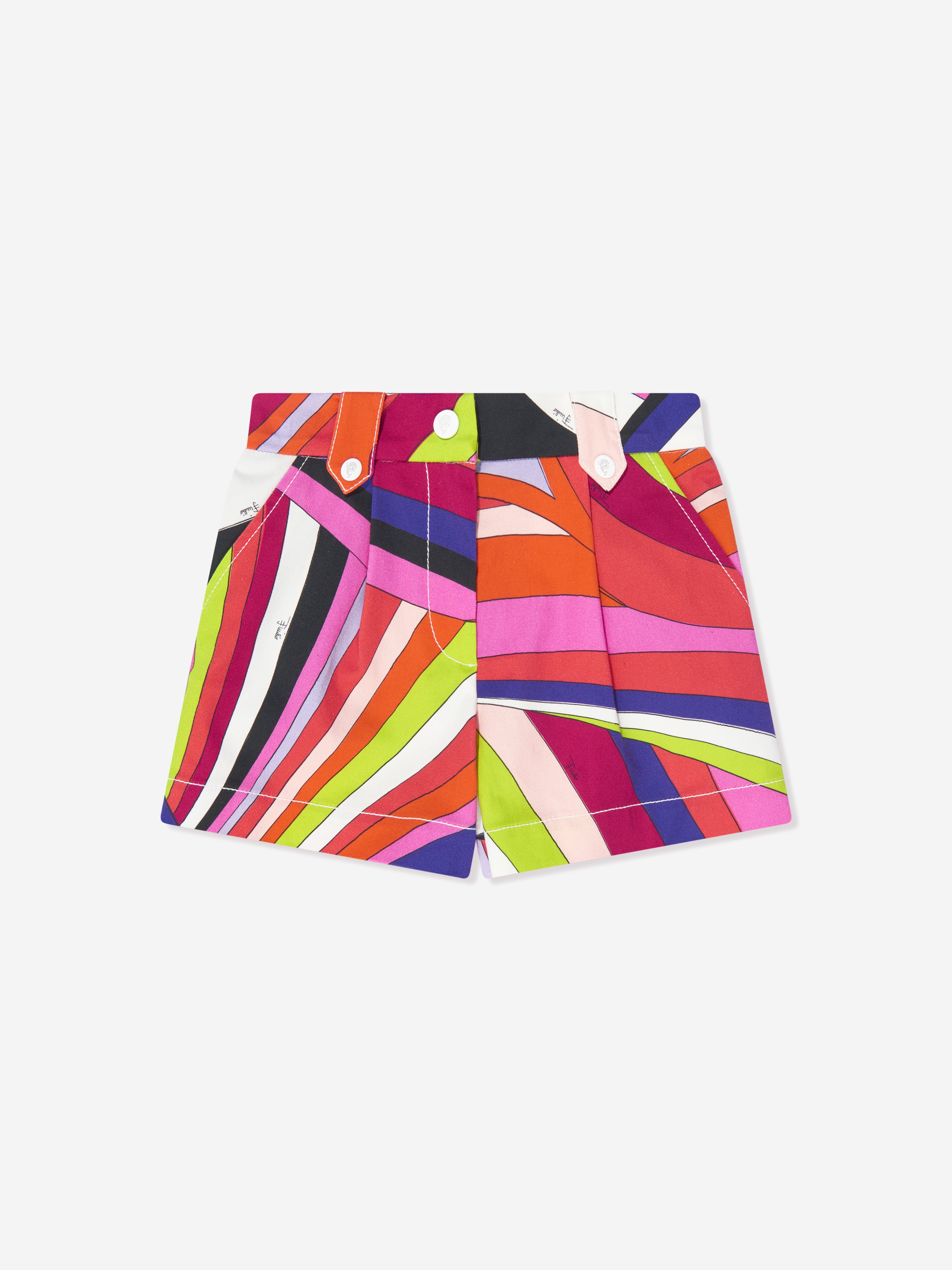 Girls Iride Print Shorts in Multicolour