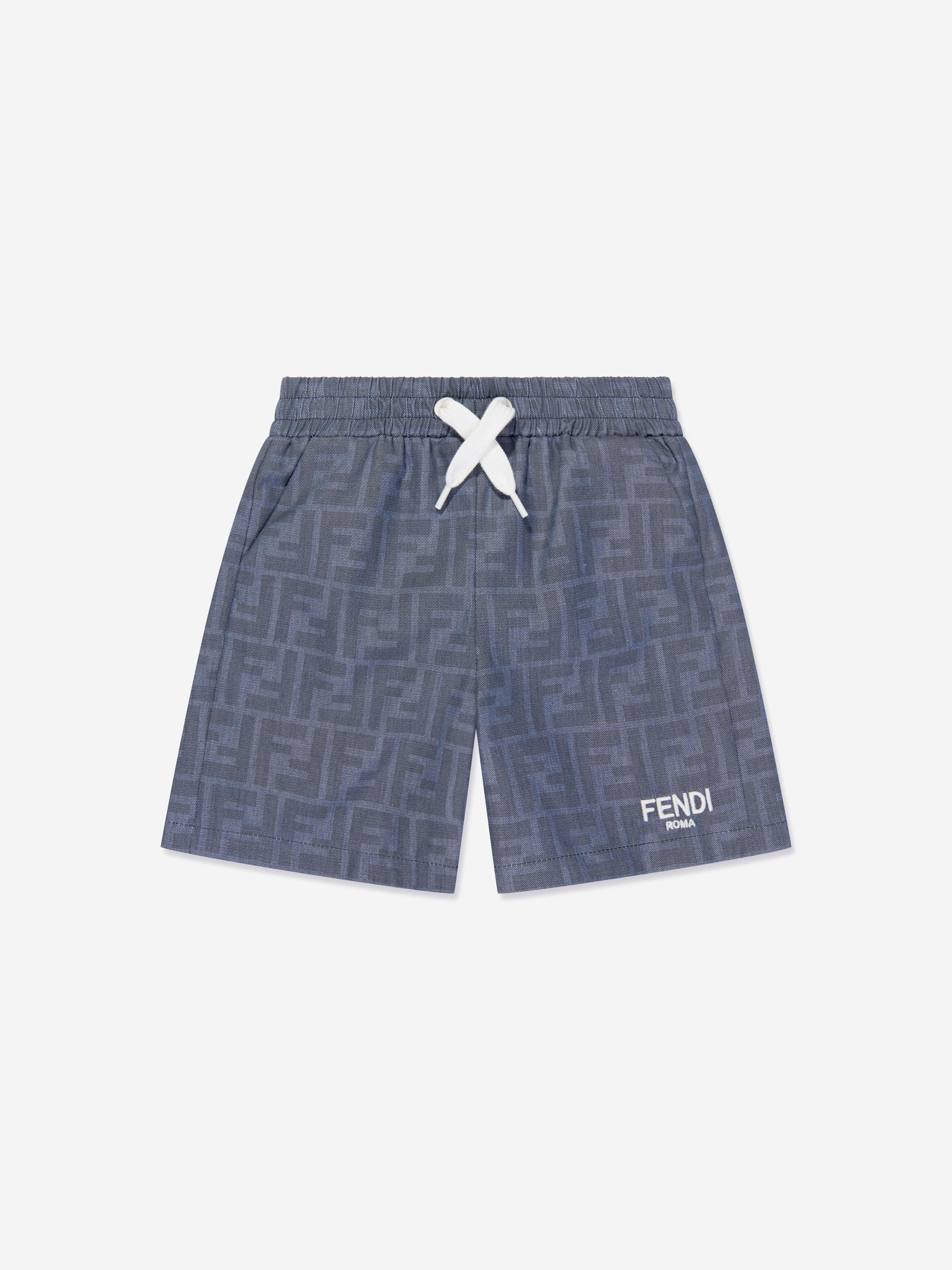 Blue clearance fendi shorts