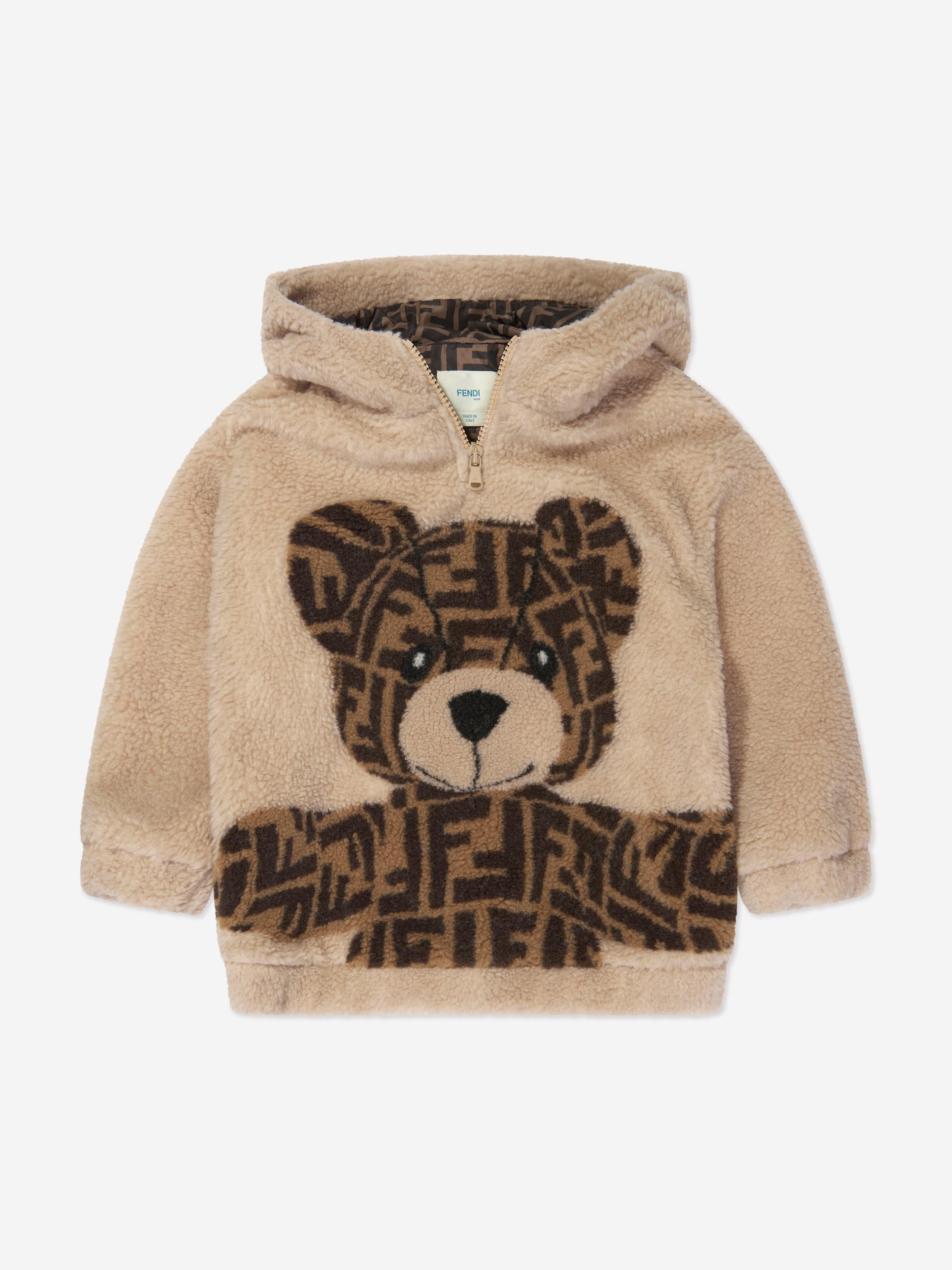 Brown clearance fendi hoodie