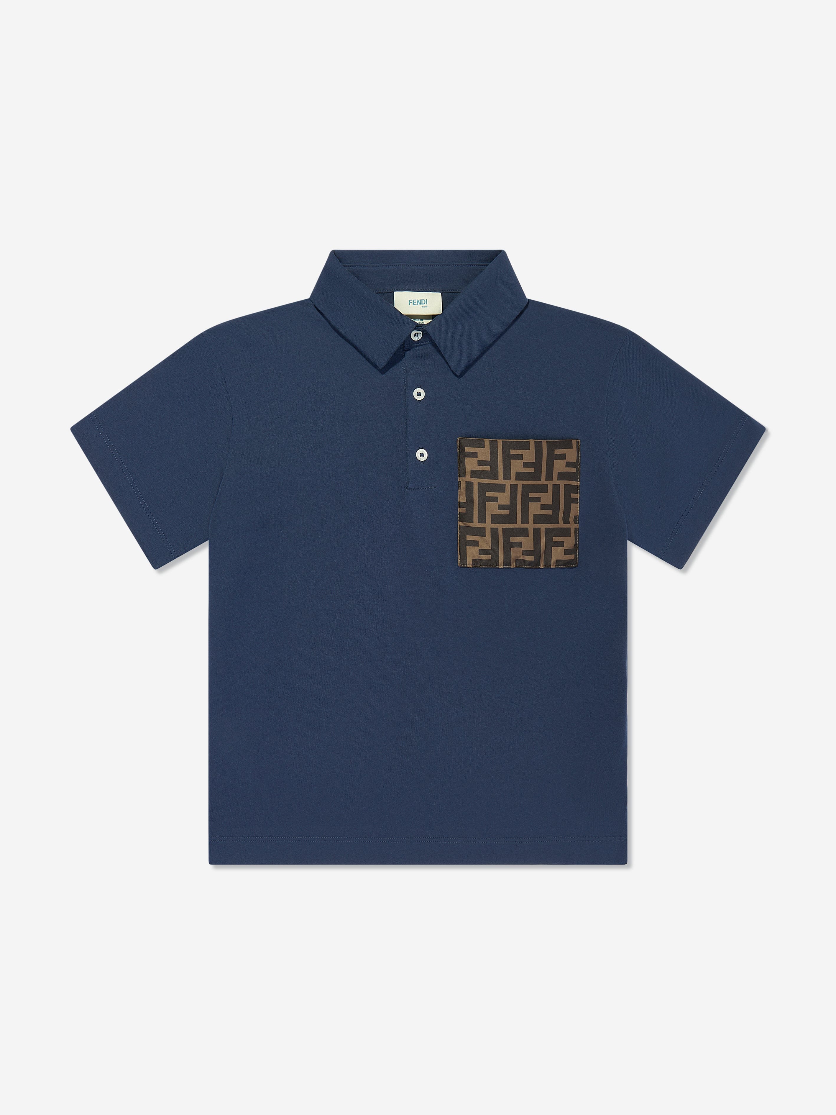 • Fendi Navy Blue Polo Shirt • shops