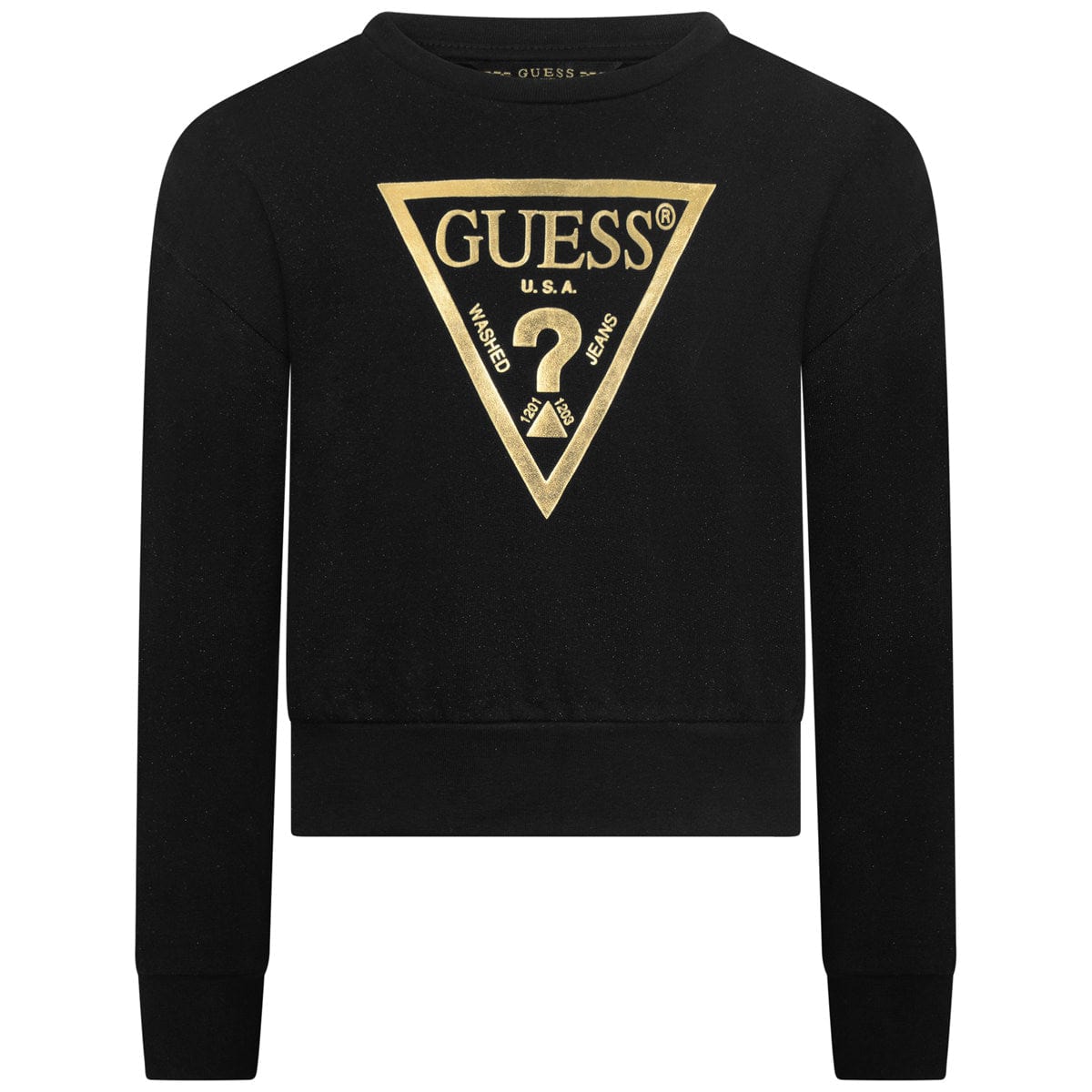 Guess black and gold hot sale shirt