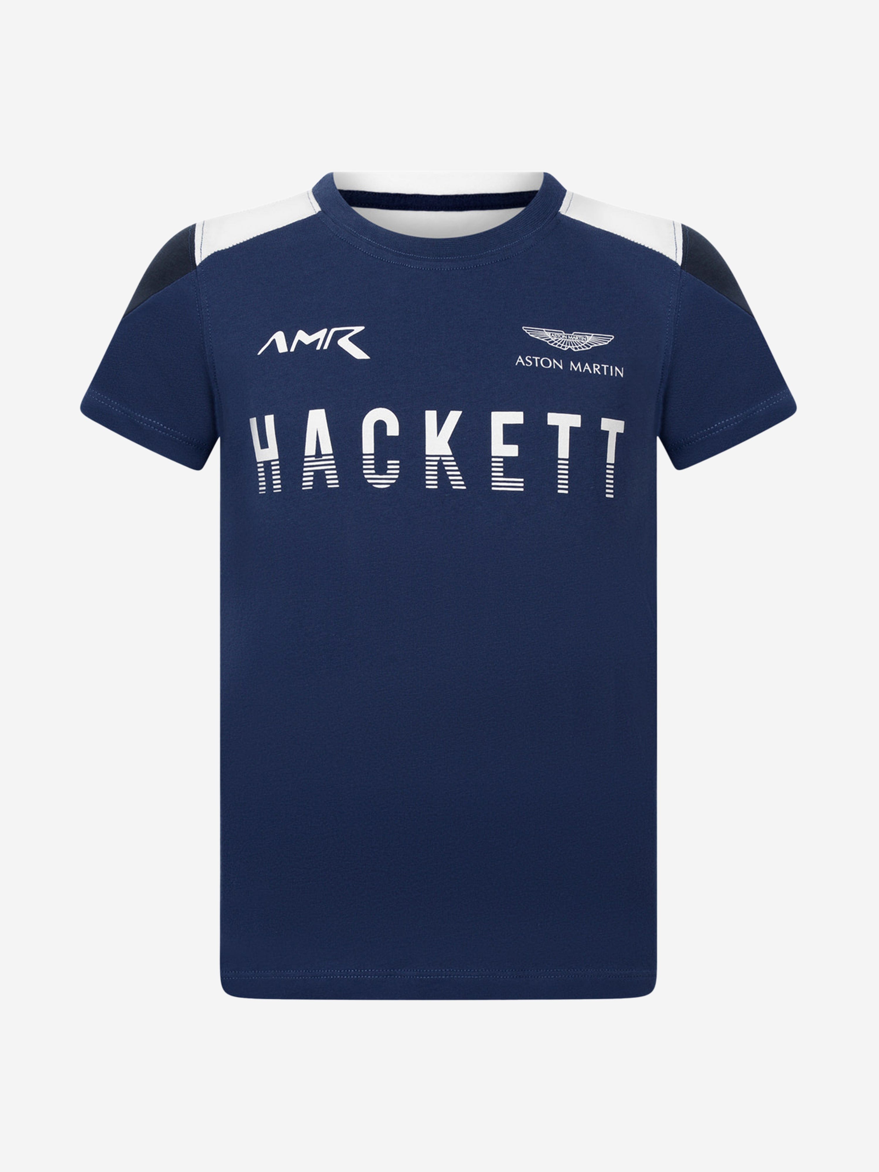 Hackett Boys Cotton Aston Martin Racing T Shirt Childsplay Clothing