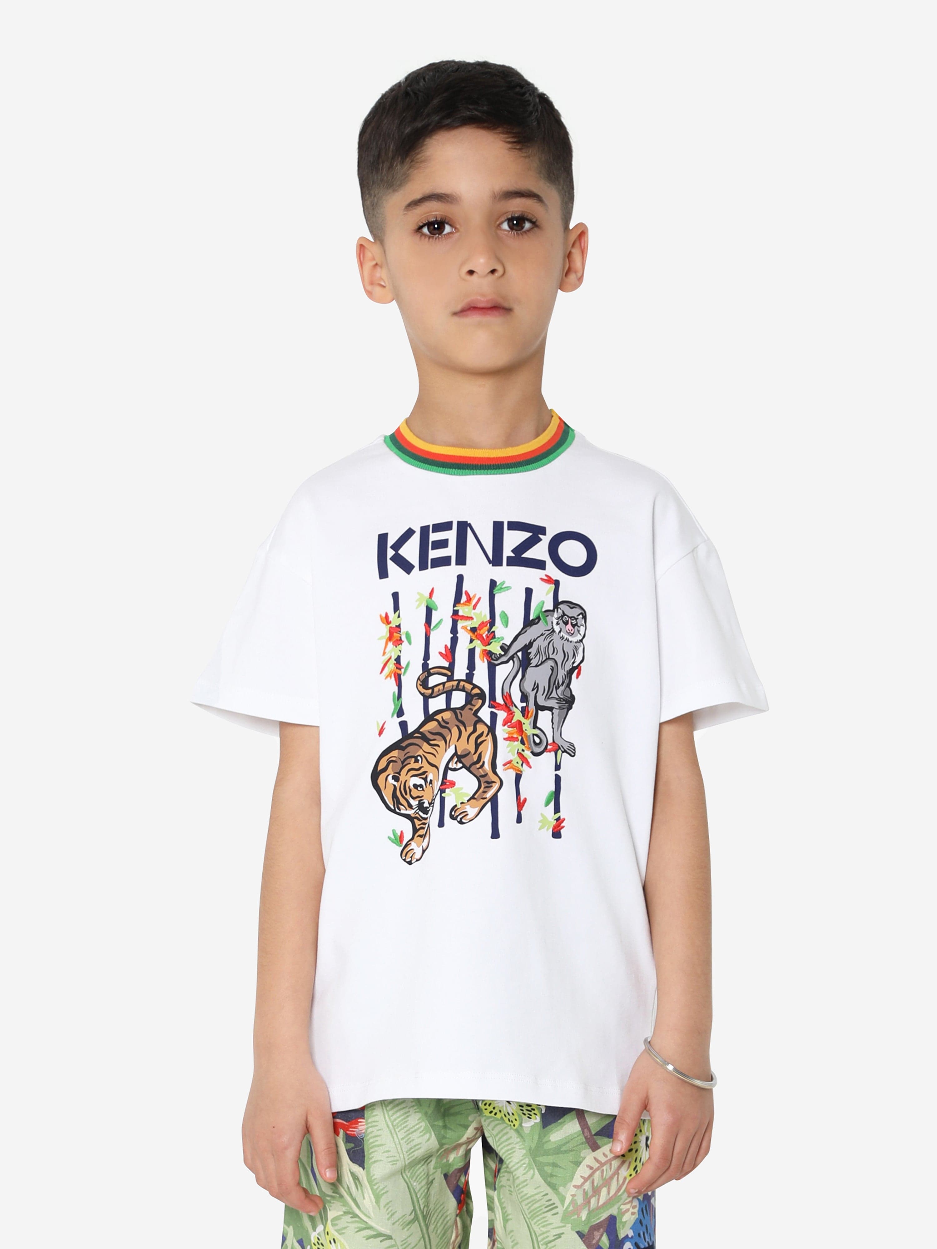 T shirt best sale kenzo kids