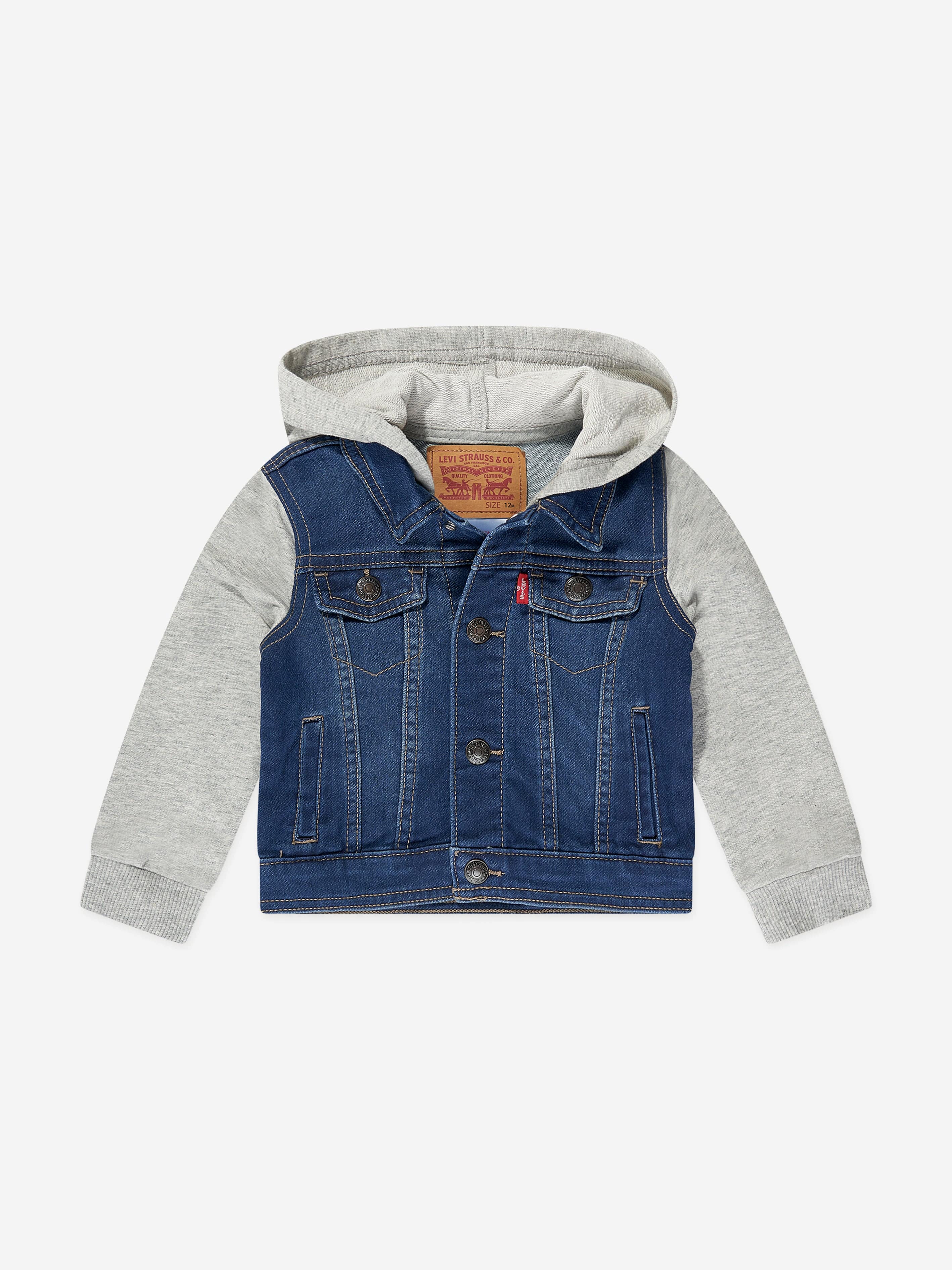 Boys levis denim on sale jacket