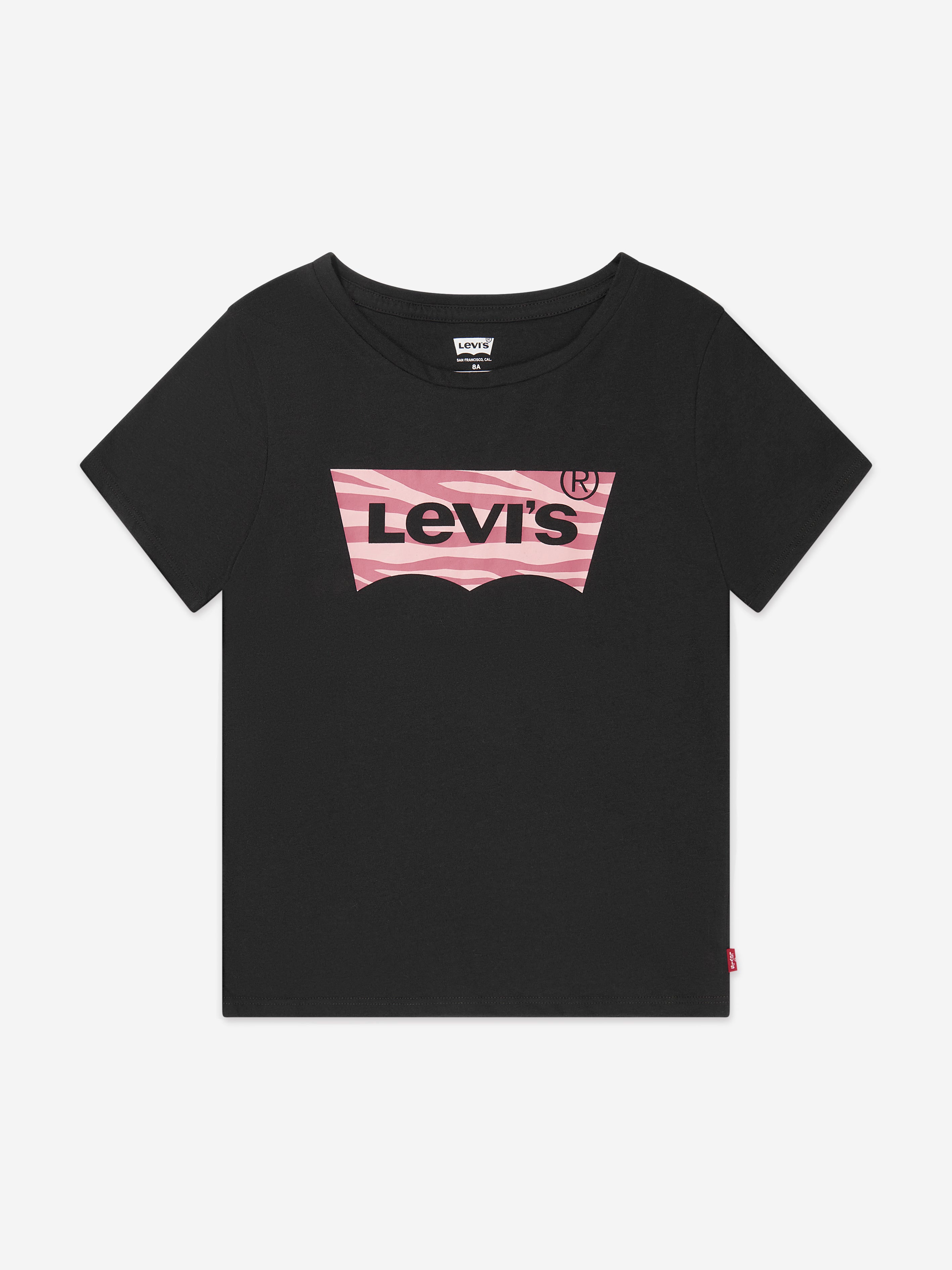 Levi s Kids Wear Girls Zebra Batwing T Shirt in Black Childsplay