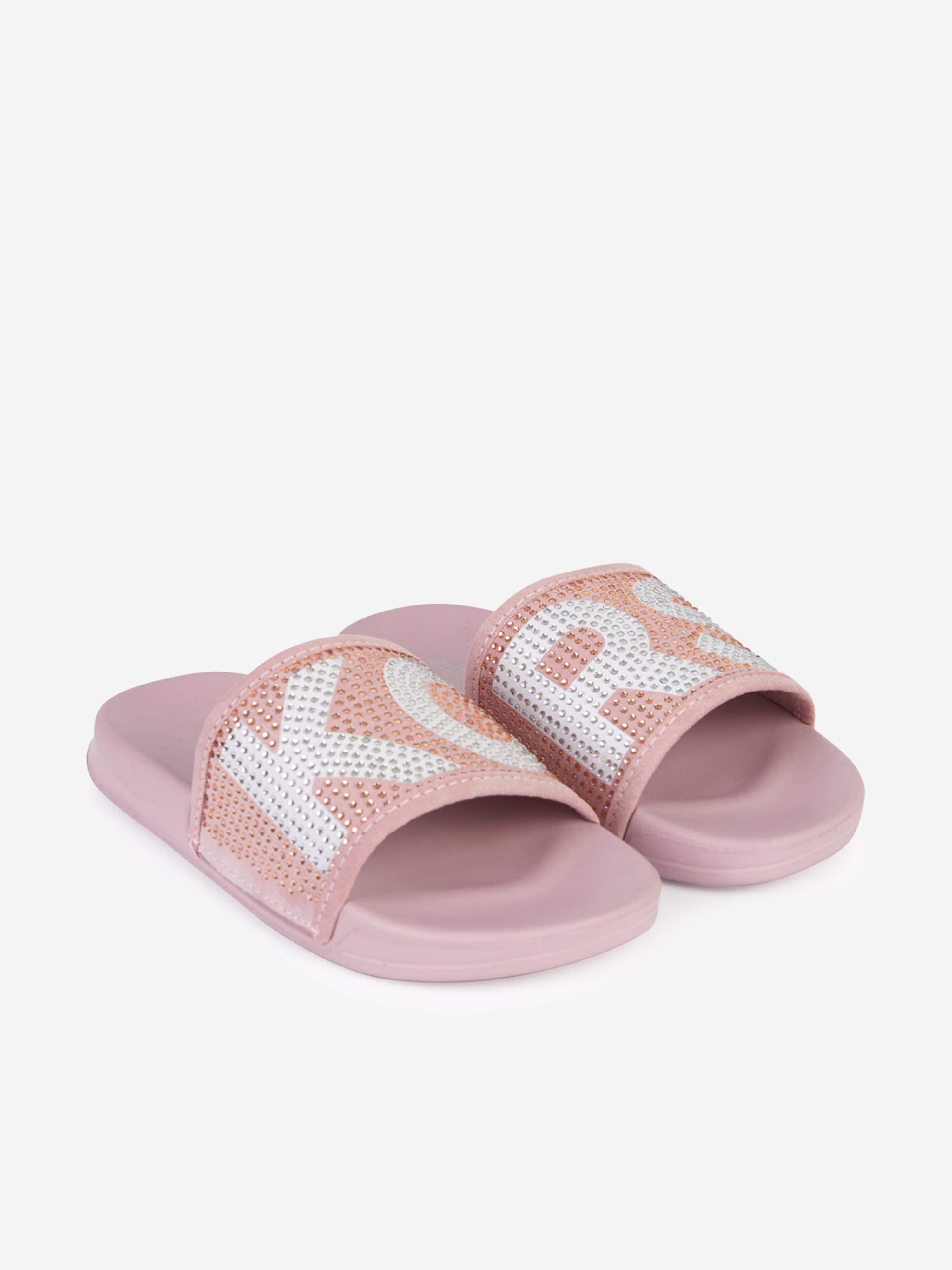 Michael kors diamante discount sliders