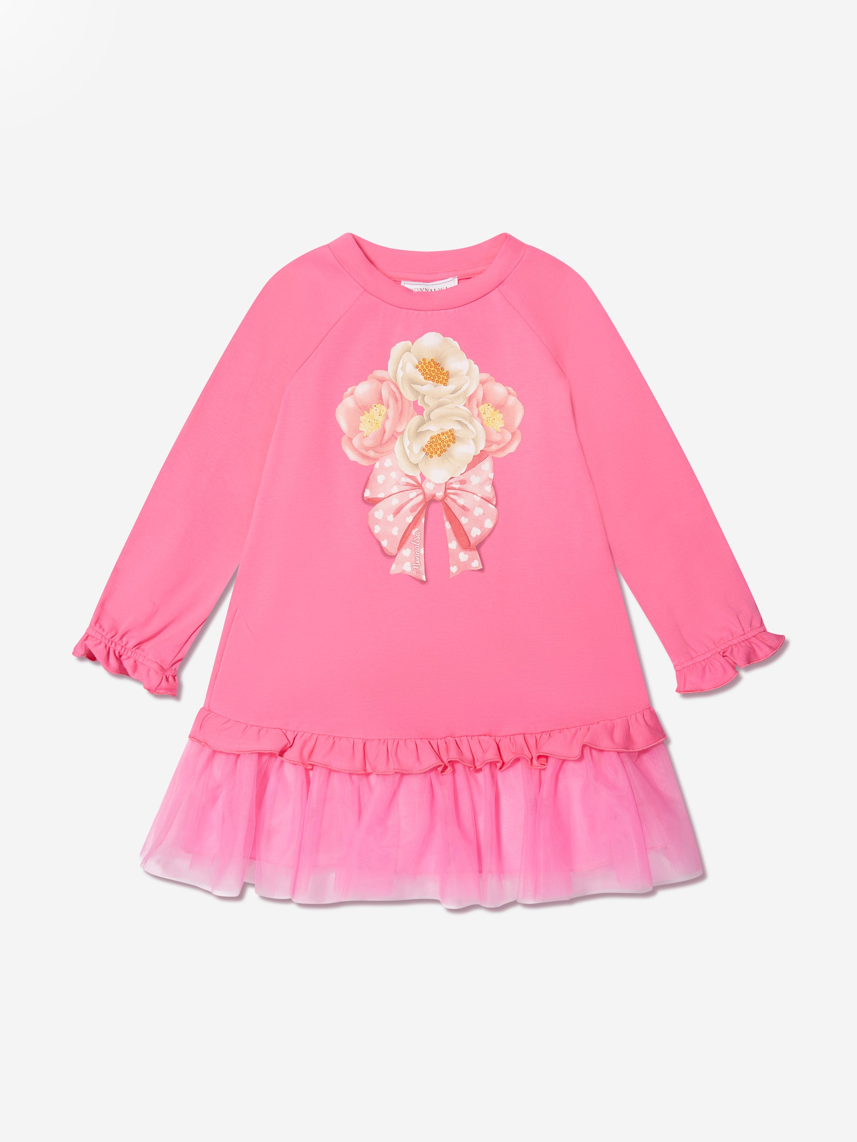 Monnalisa girls dress 4Y New 2024