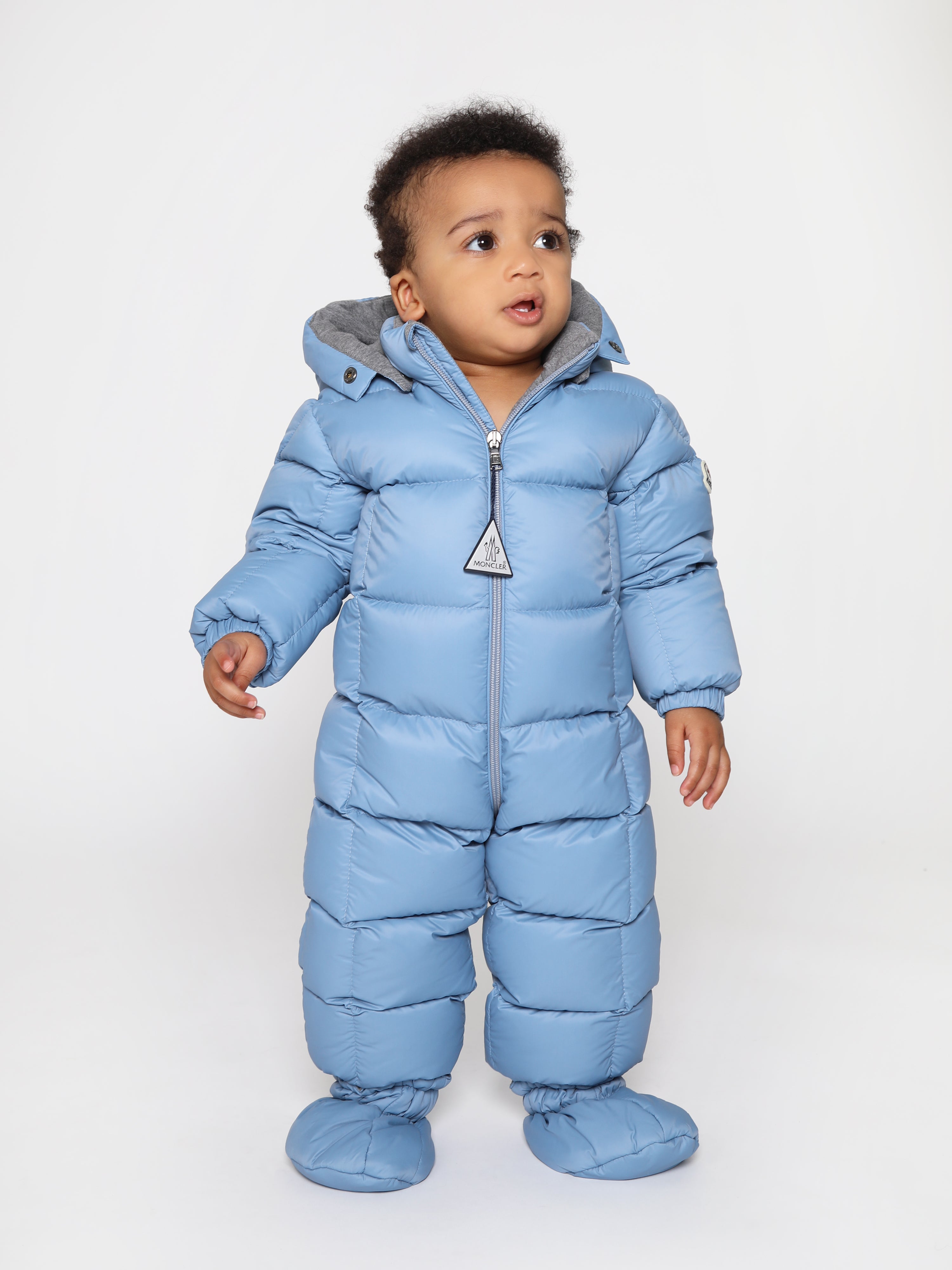 Baby Down Padded New Jean Snowsuit