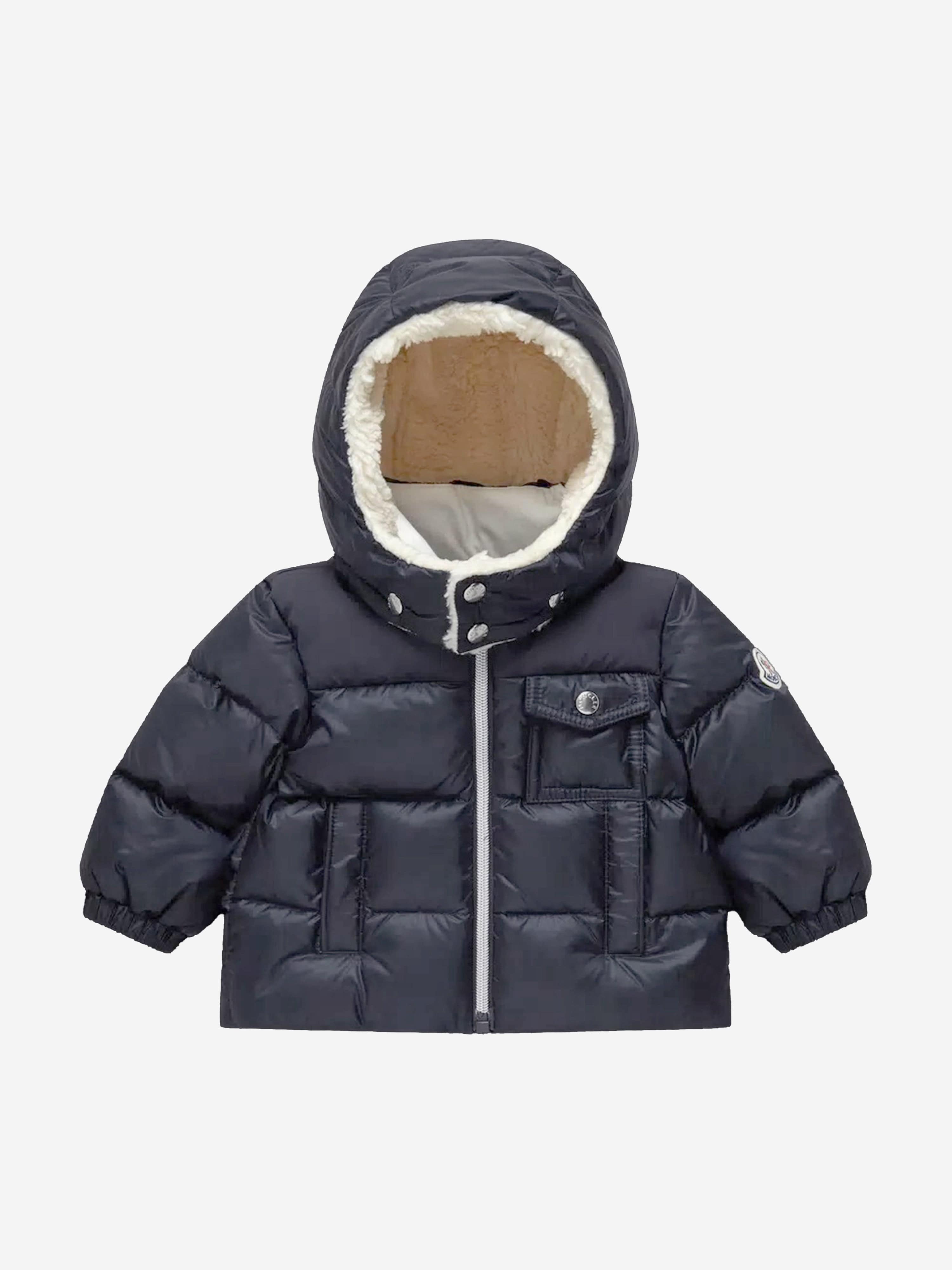 Blue baby moncler store coat