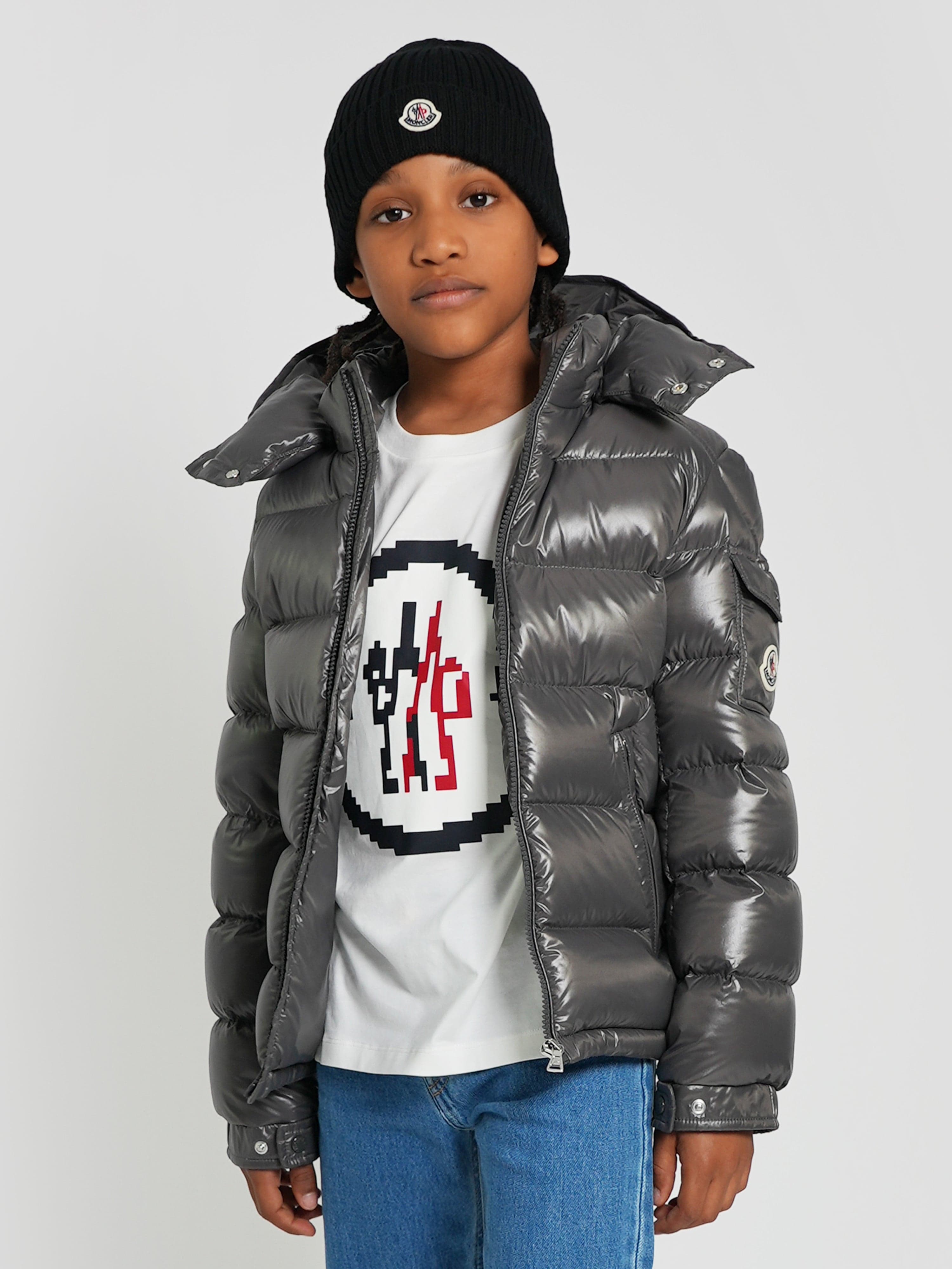 Moncler maya jacket grey on sale