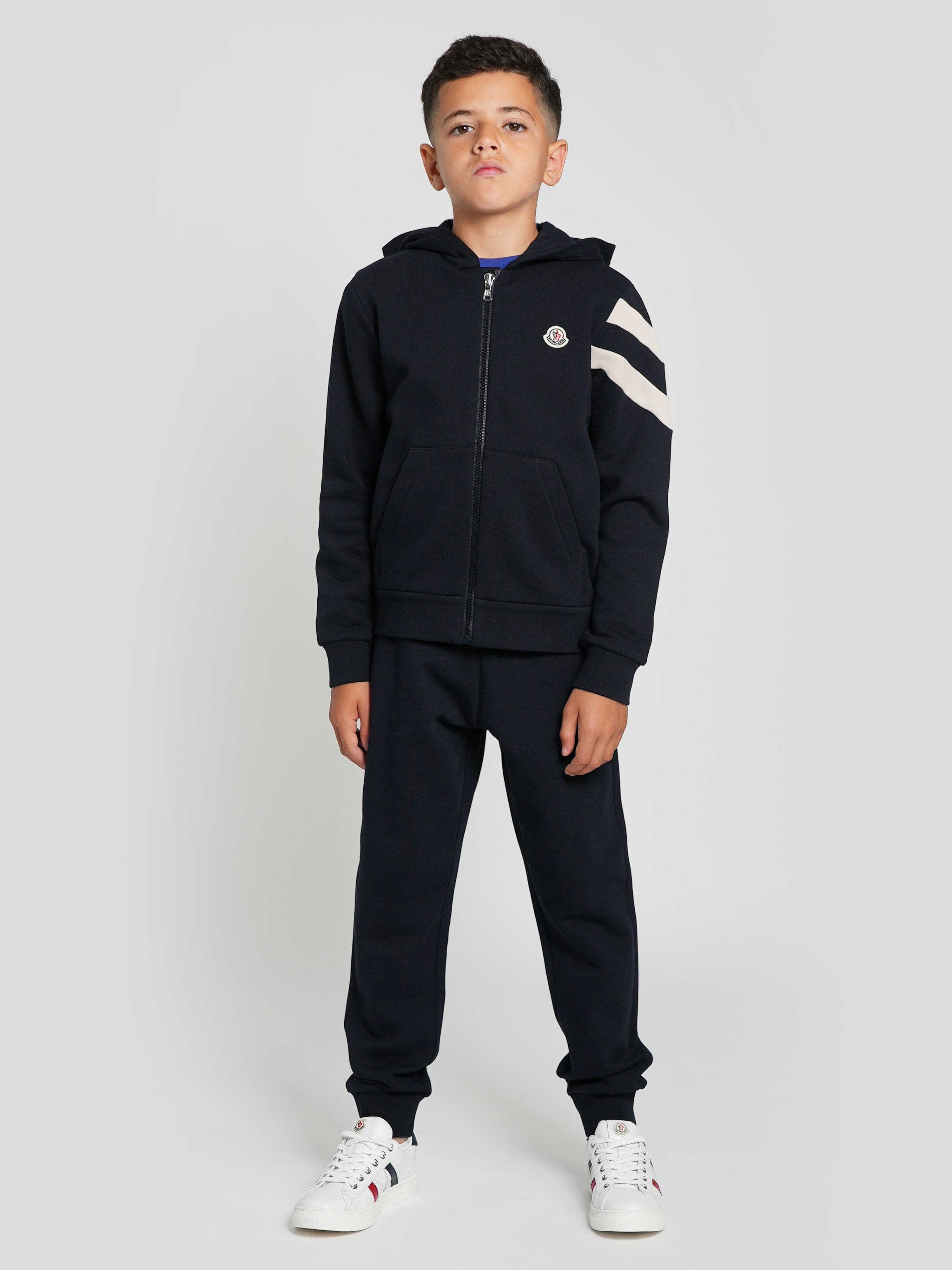 Moncler enfant side stripe 2024 leggings