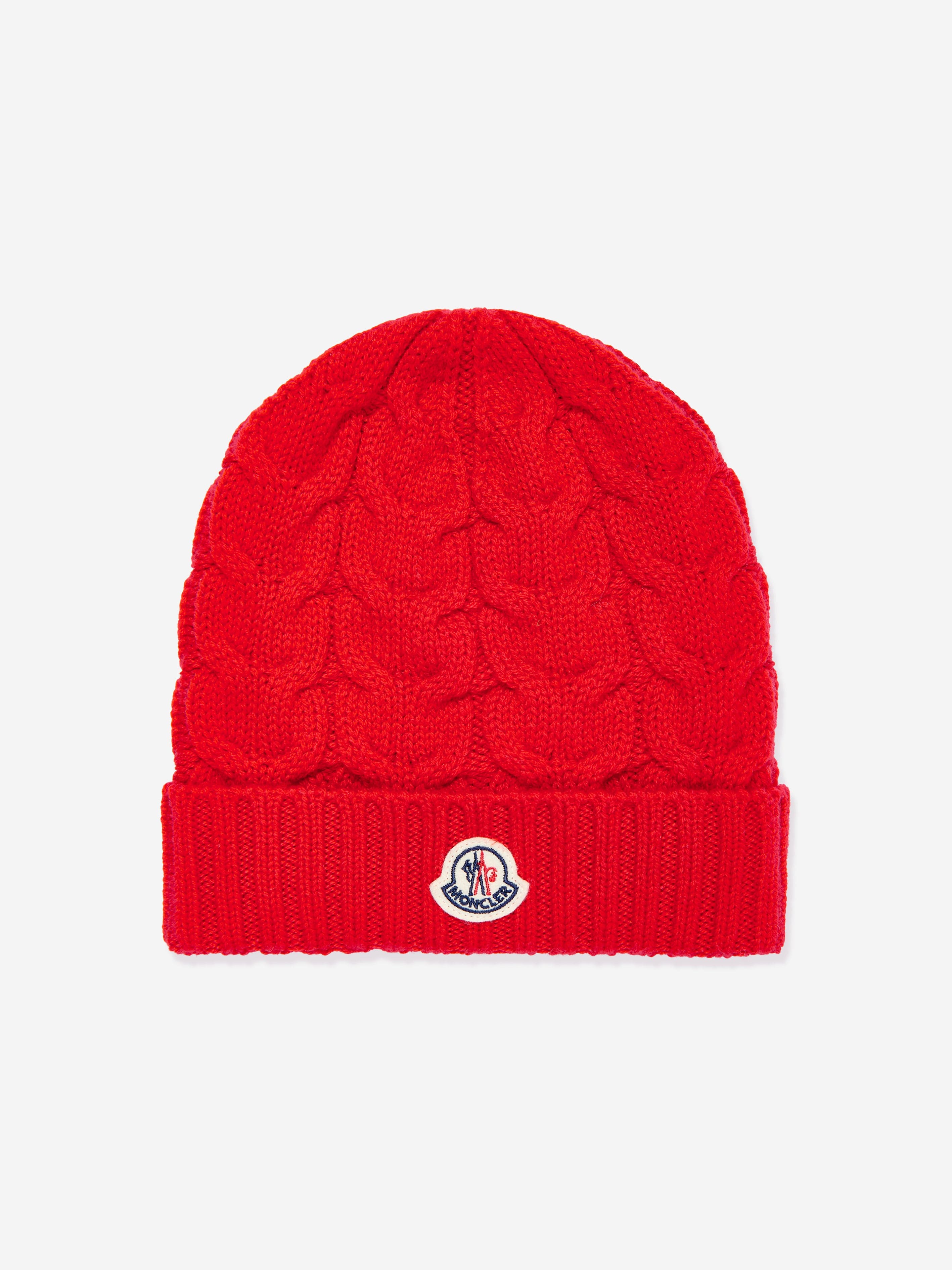 Red outlet moncler beanie