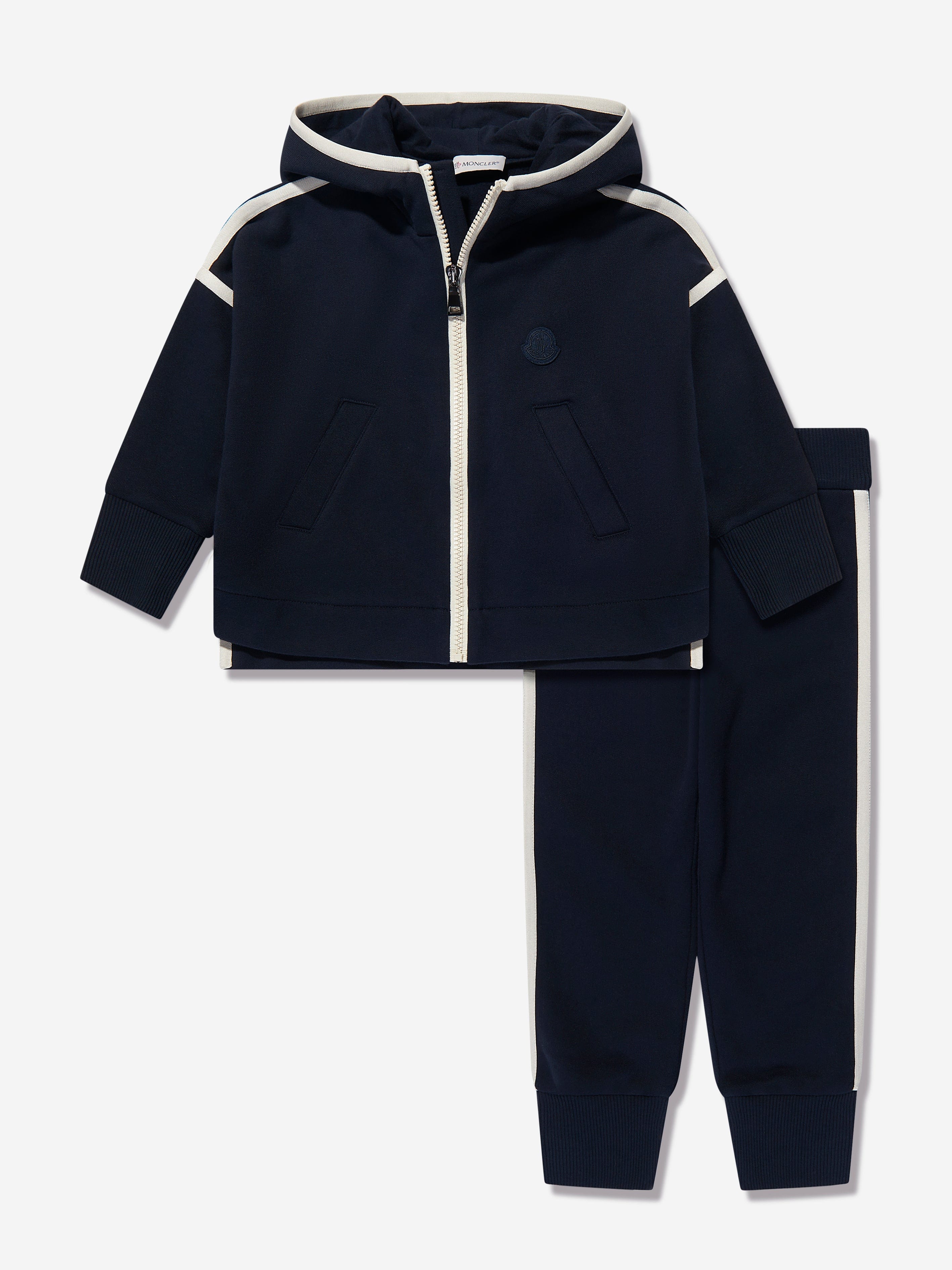 Navy moncler tracksuit online