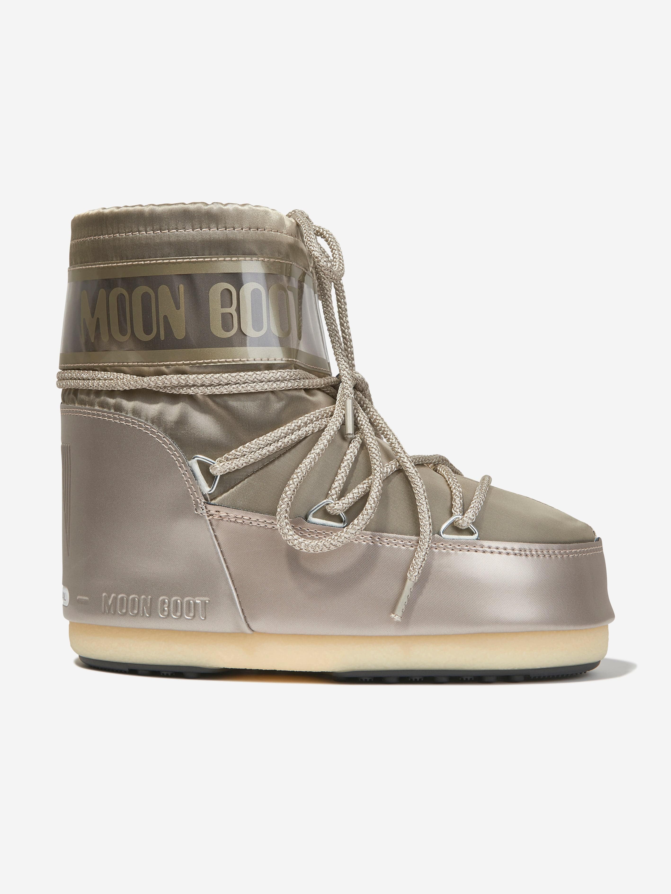 Kids Icon Low Glance Snow Boots in Gold