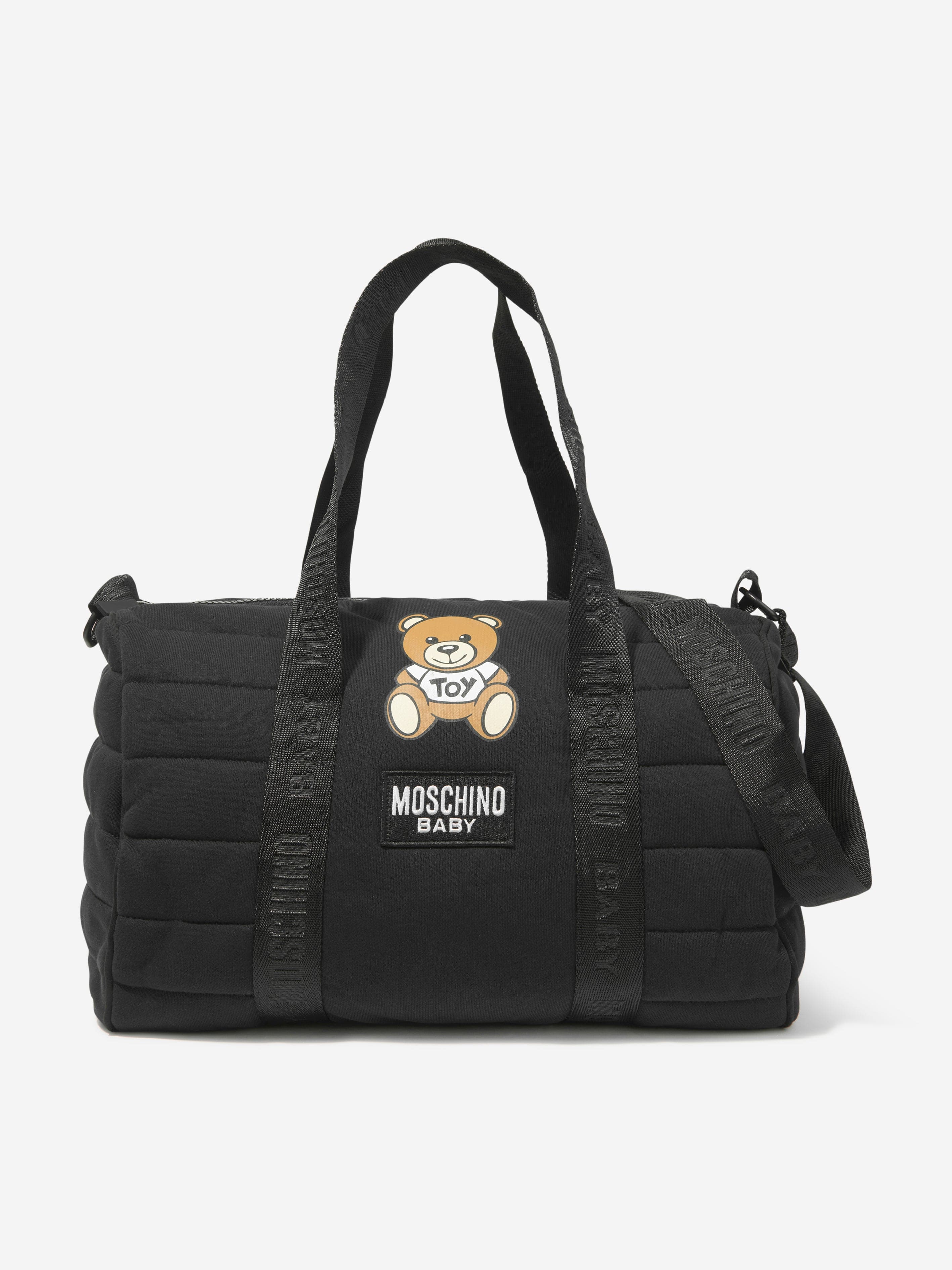 Black moschino hot sale baby bag