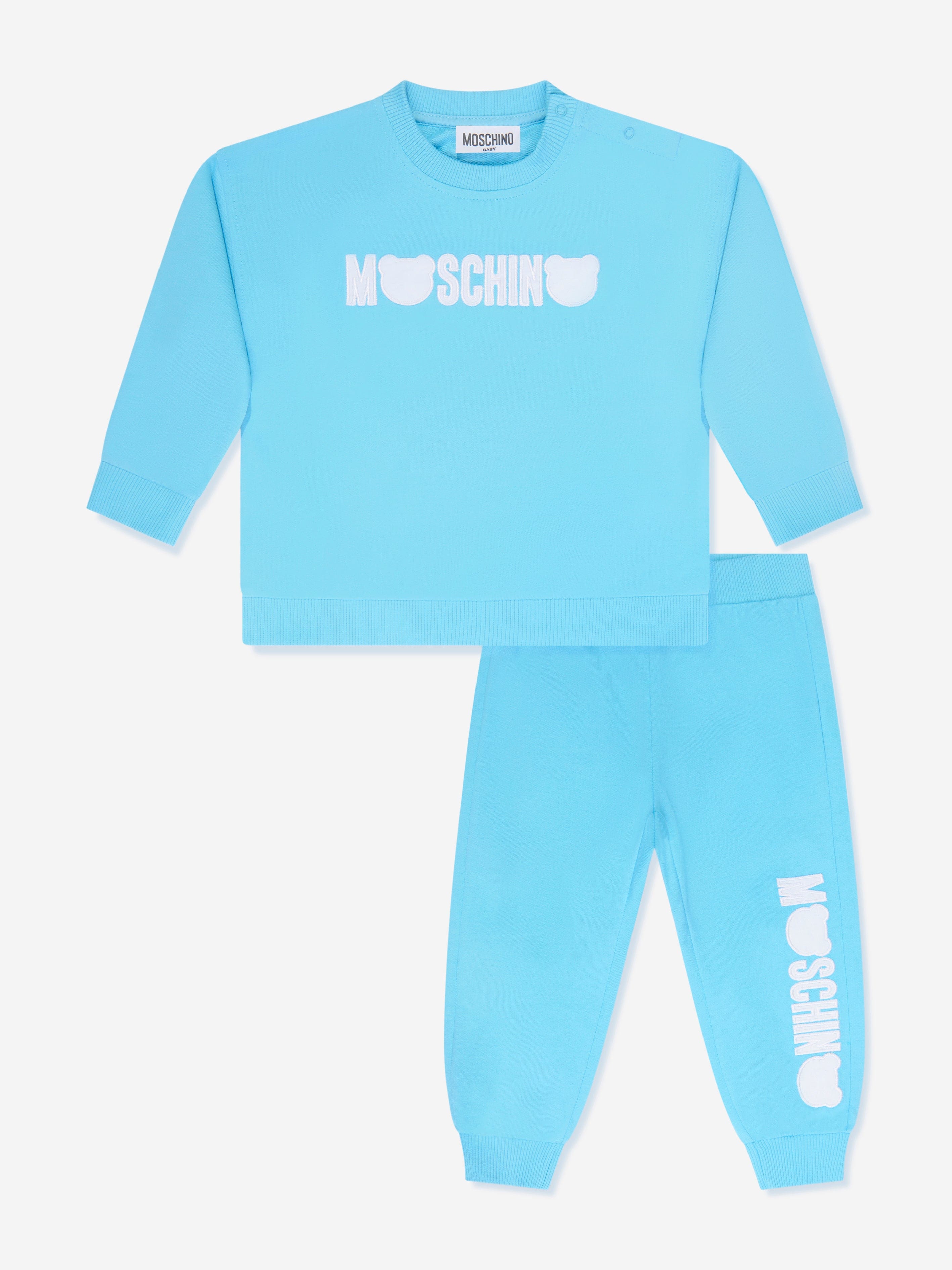 Moschino Teddy Bear organic cotton T-shirt and leggings co-ord set