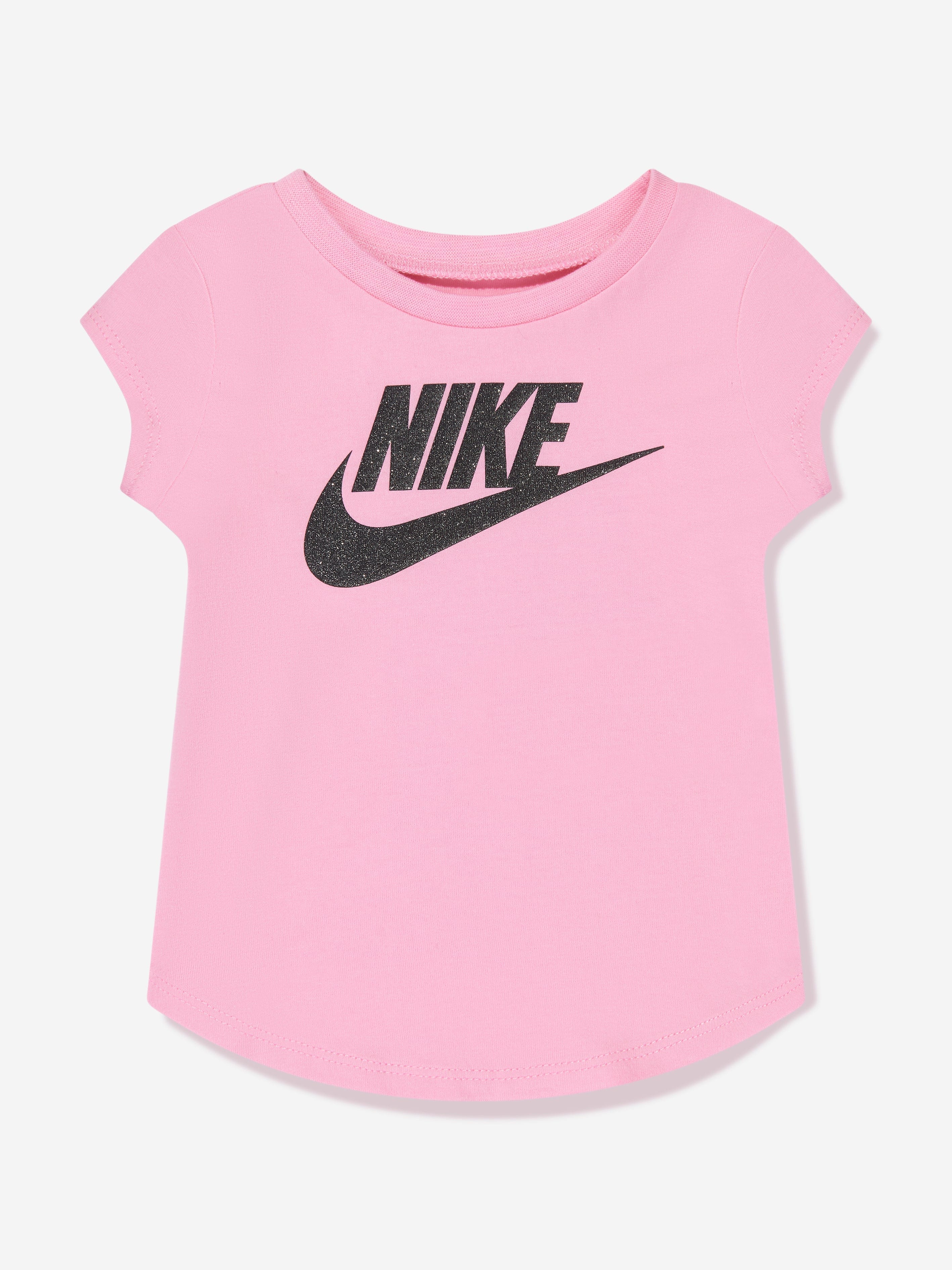 Girls pink deals nike shirt