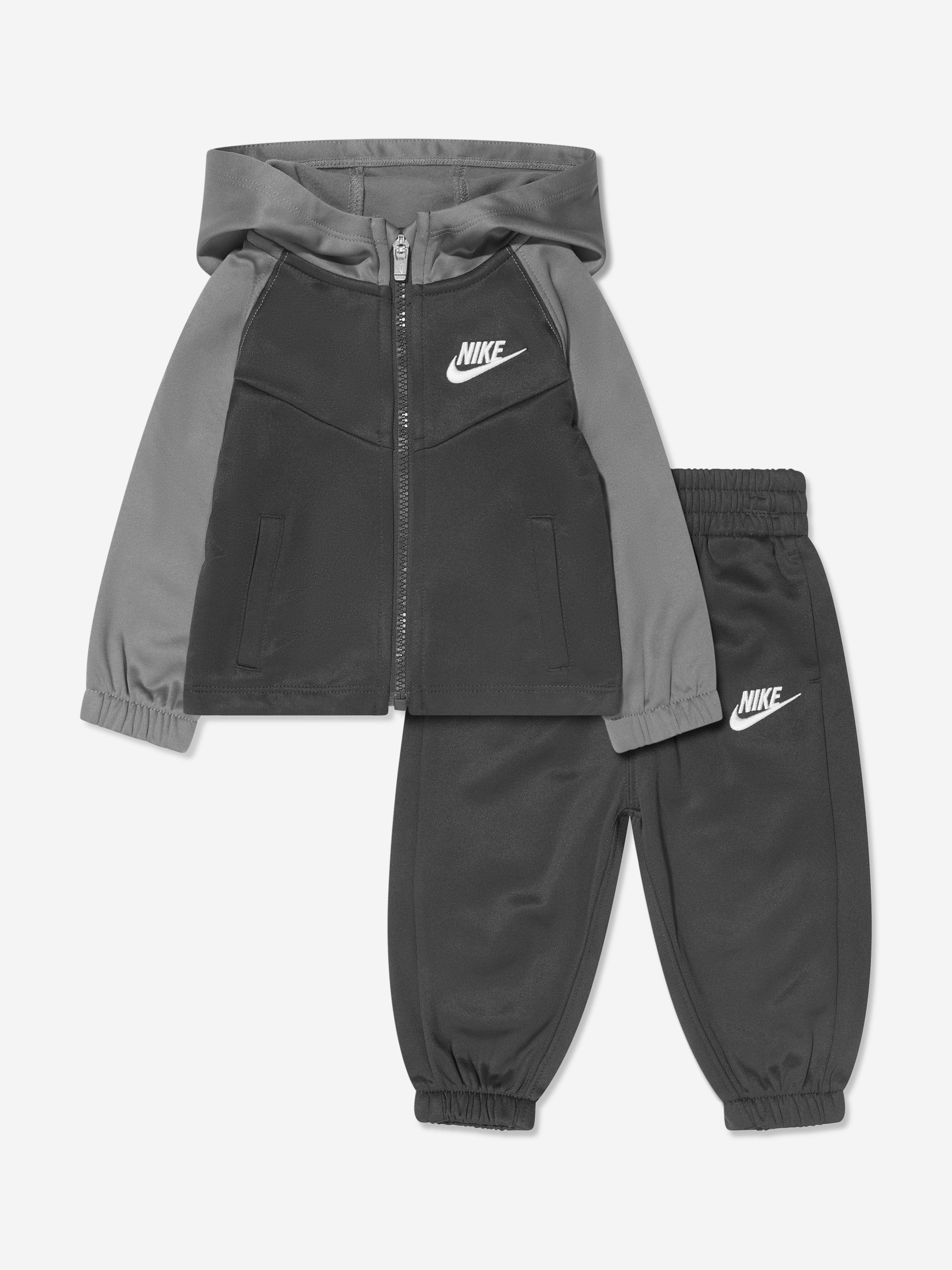 Baby boy grey nike tracksuit online