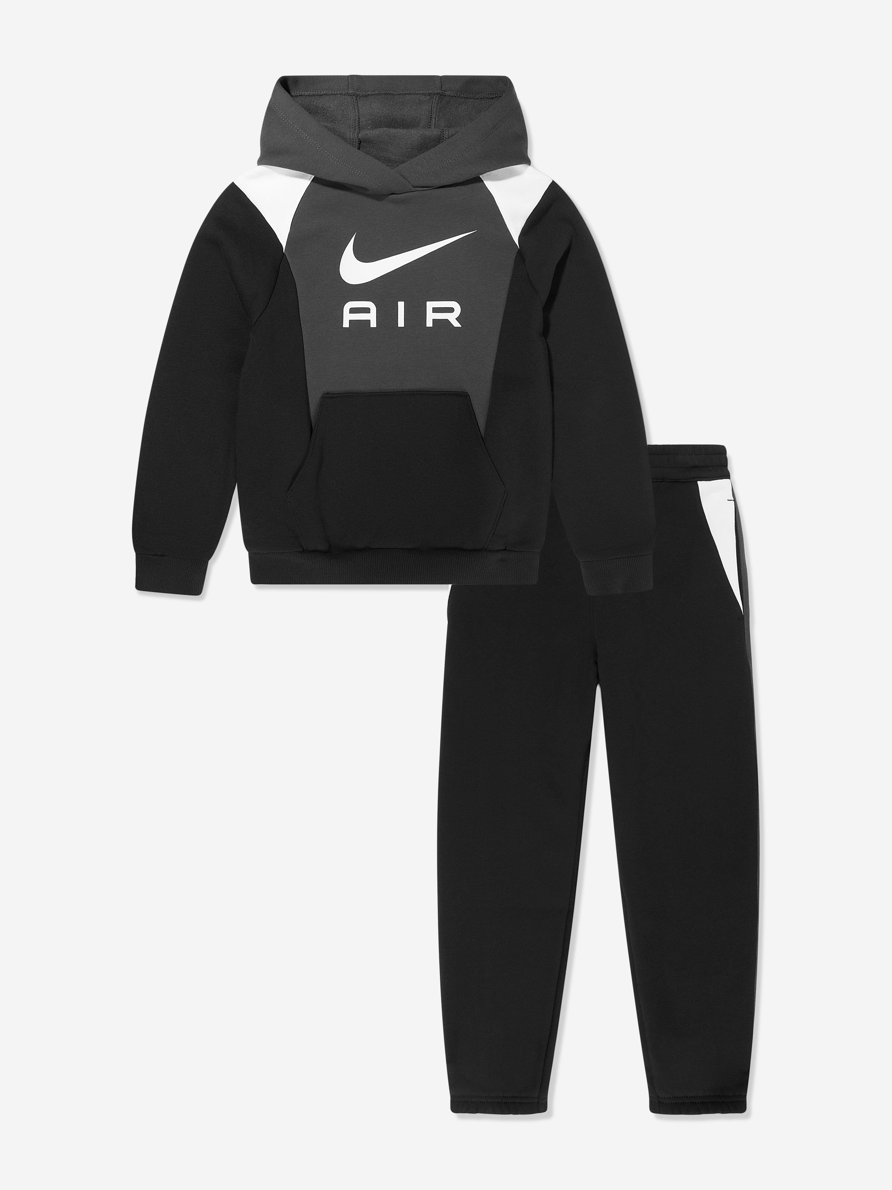 Nike tracksuit junior black online