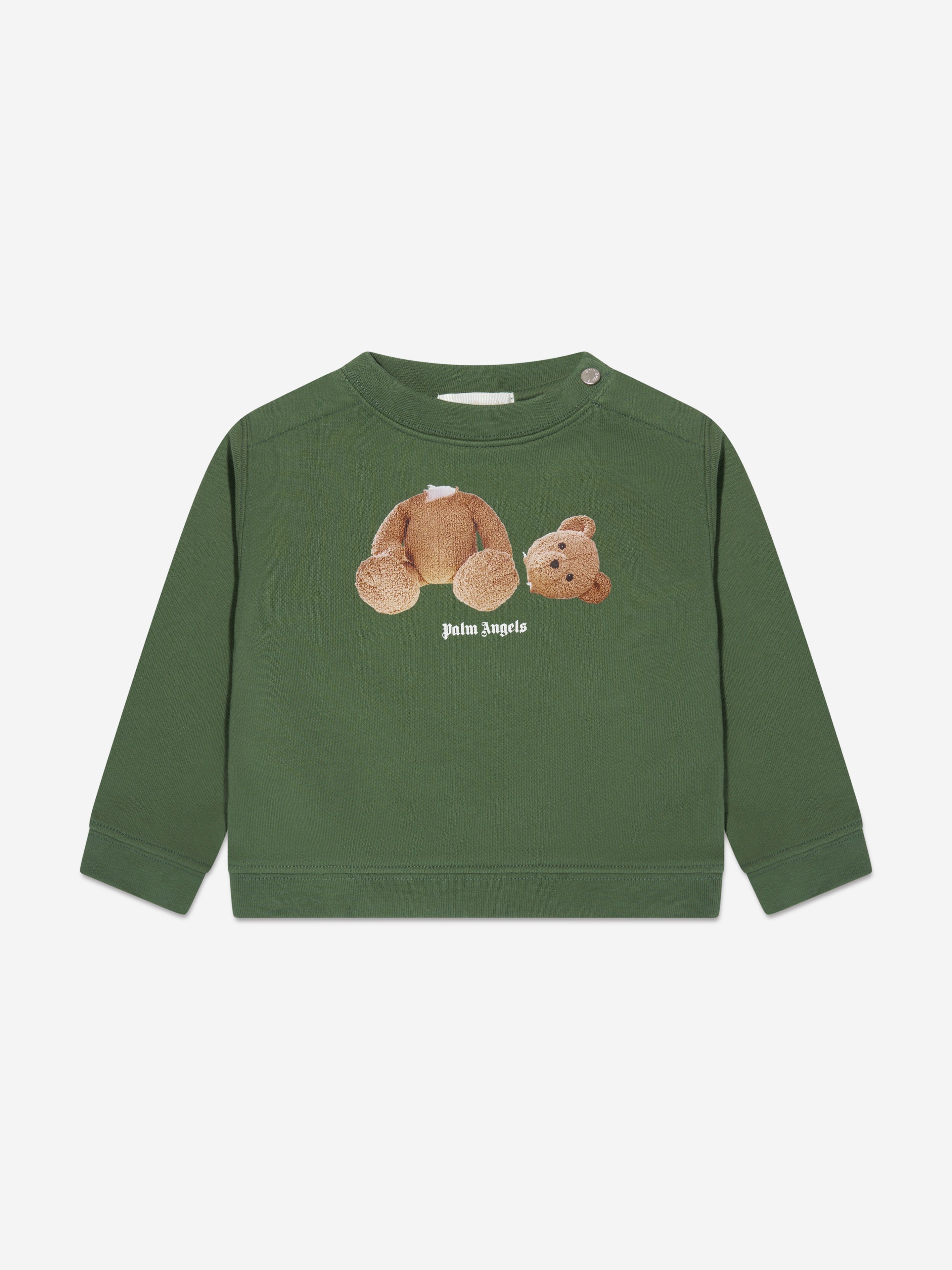 Palm Angels T Shirt- Green/Teddy bear