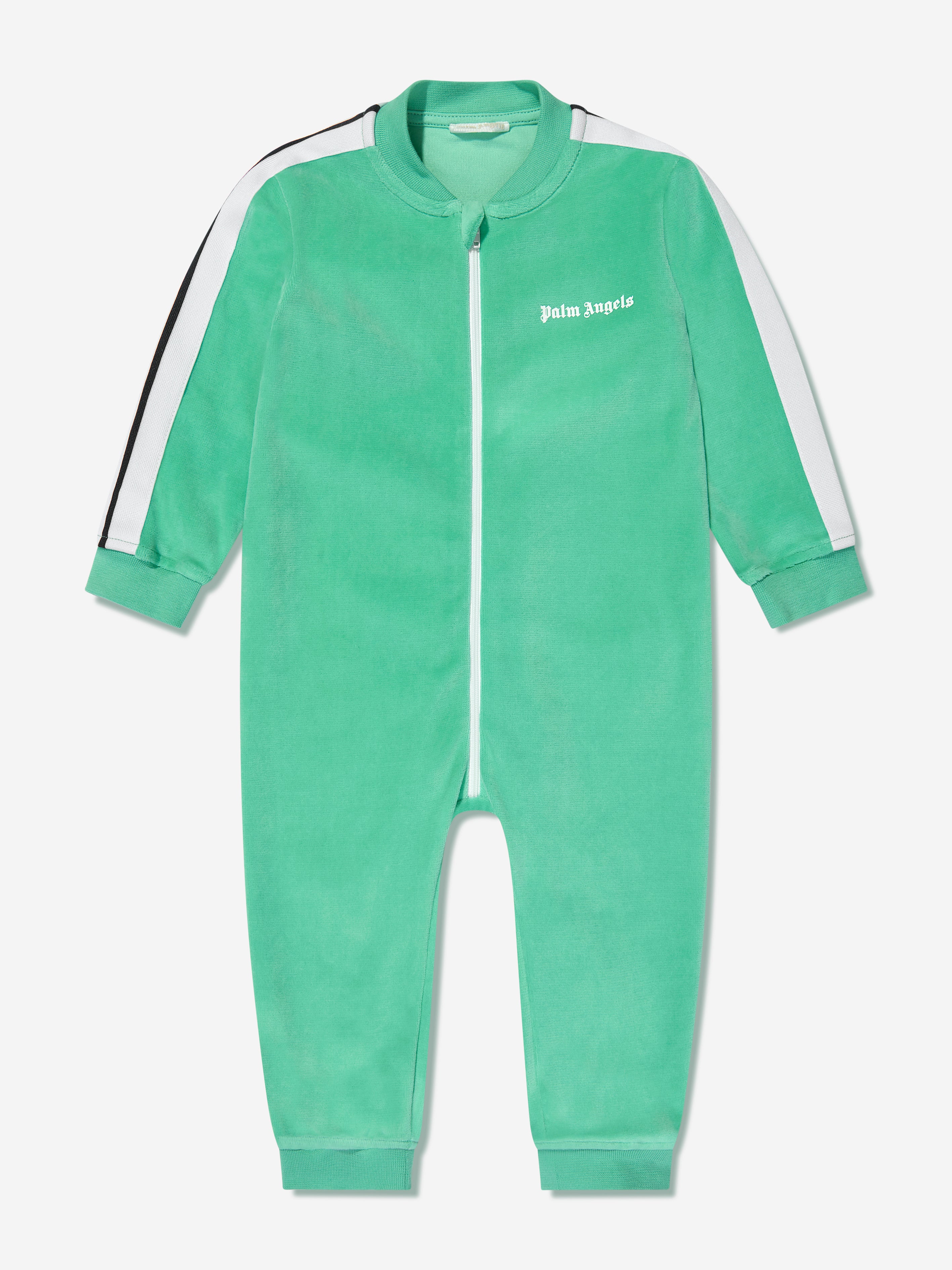 LUREX TRACK JACKET in green - Palm Angels® Official