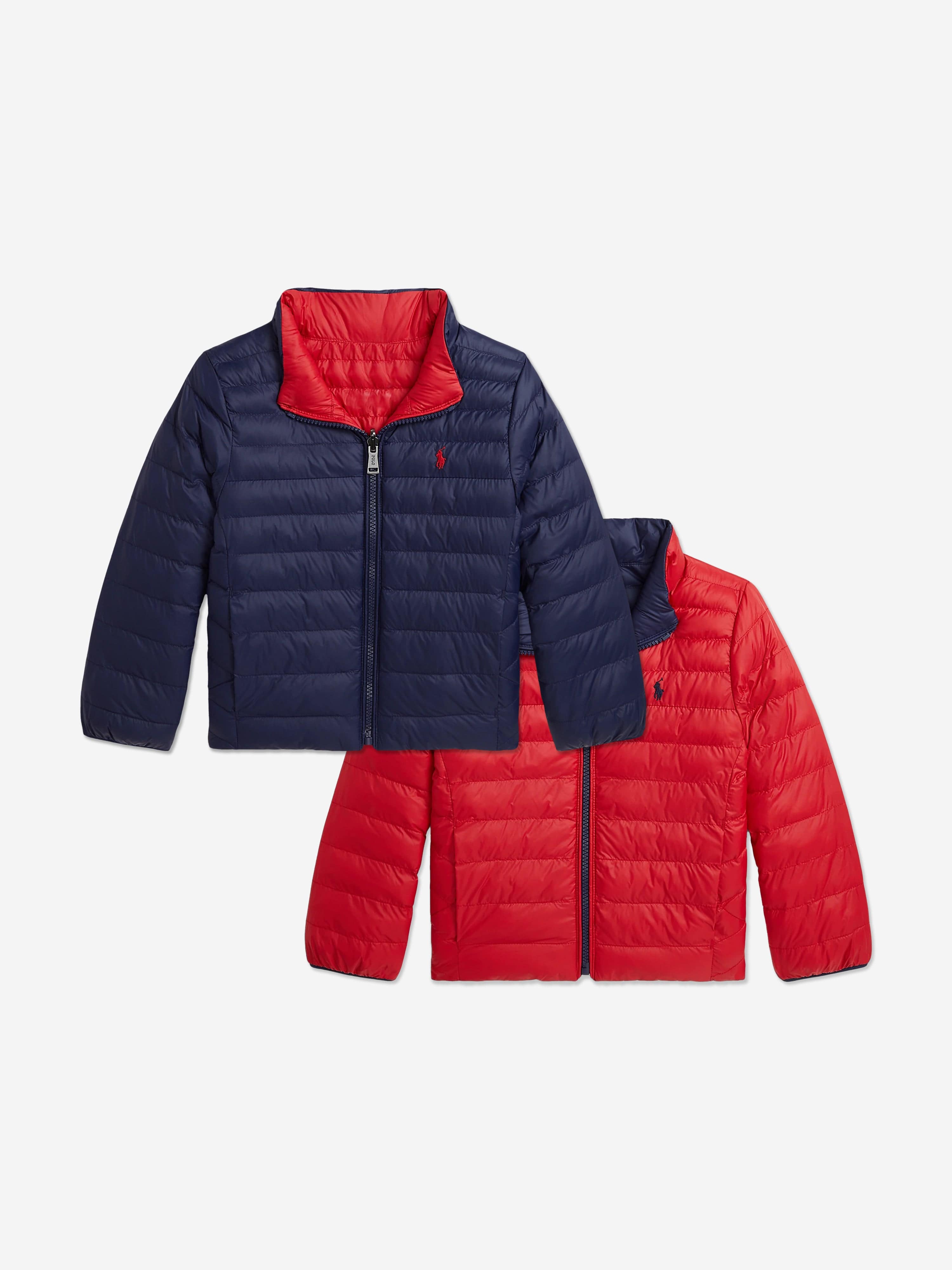 Ralph Lauren Boys Newport Reversible Puffer Jacket in Navy Childsplay Clothing