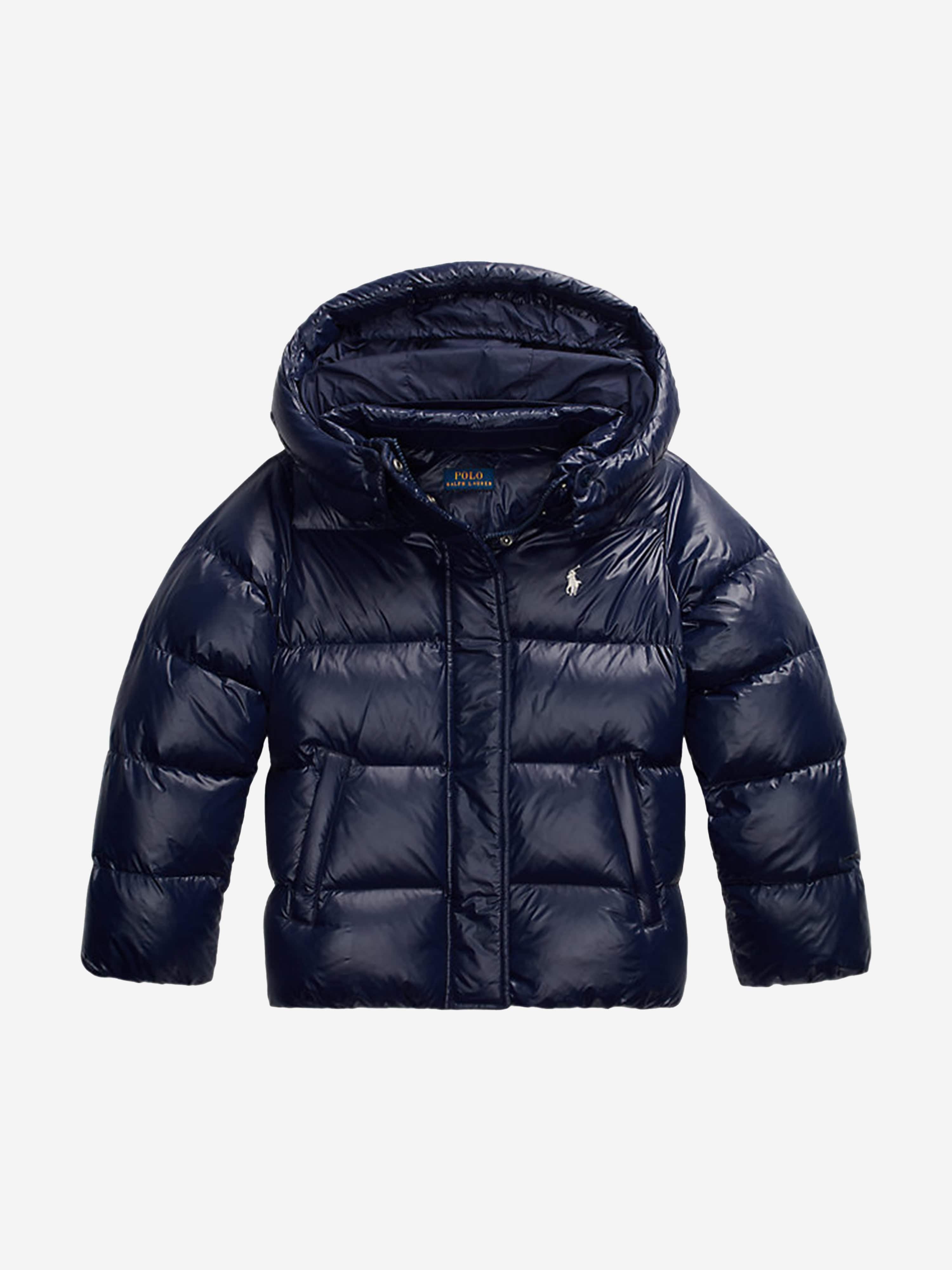 Polo ralph online lauren navy bubble jacket