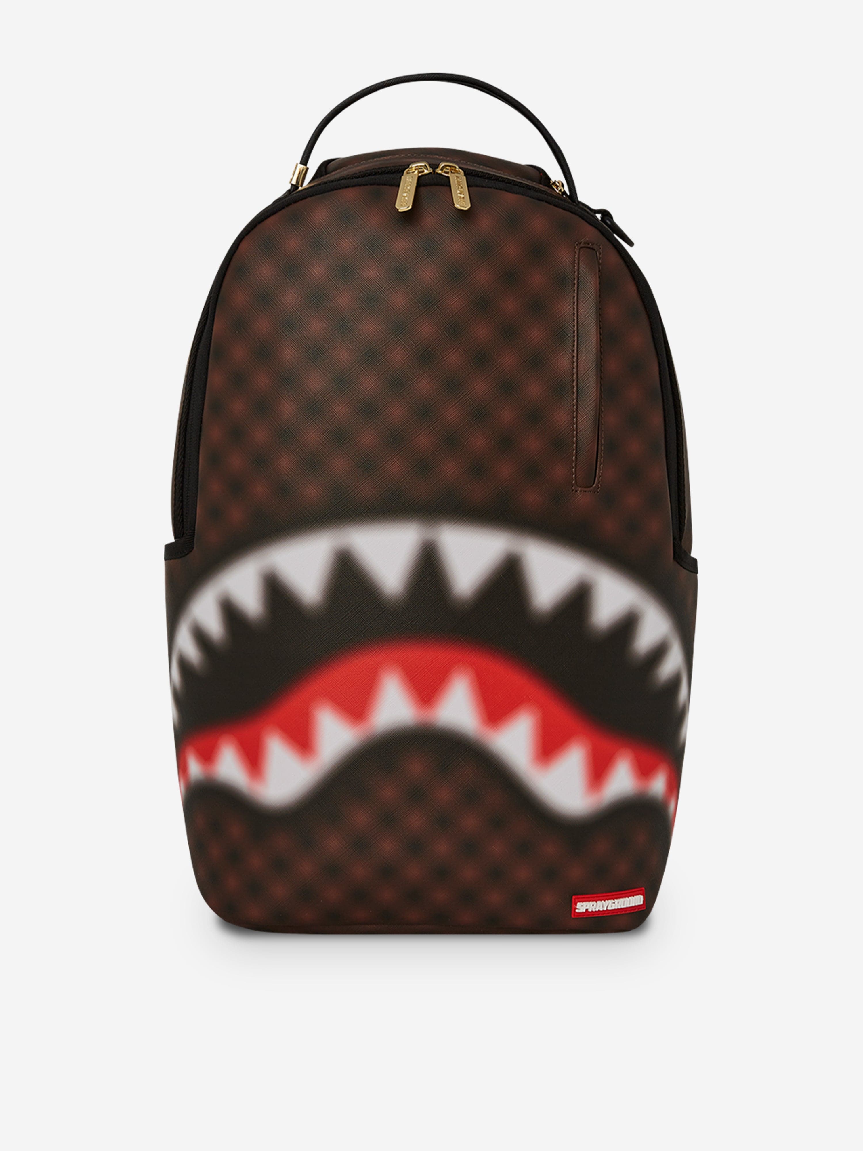 Gold Sprayground buy backpack sharkbite