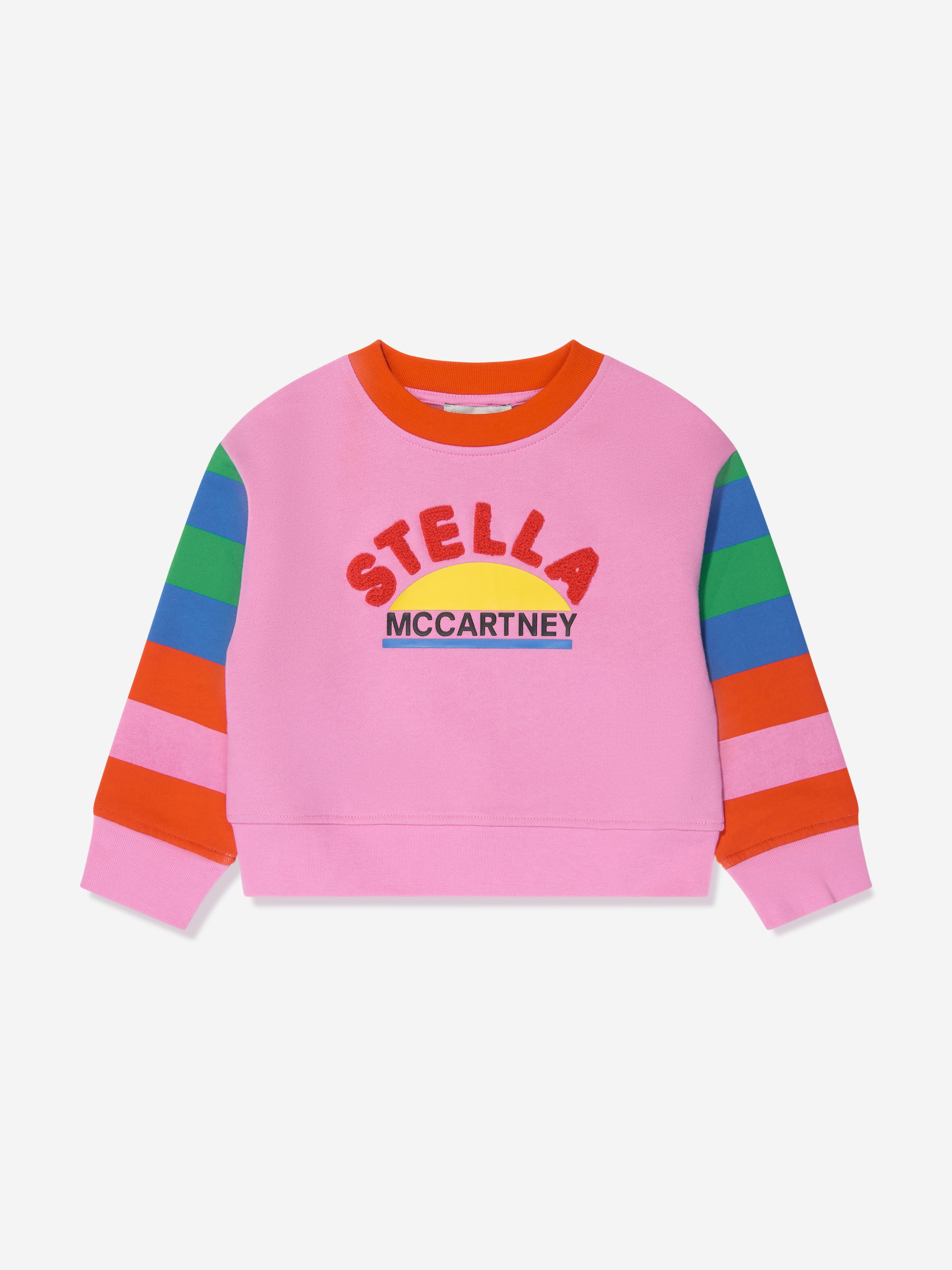 Stella McCartney Kids Logo Fleece Jacket Female 140cm