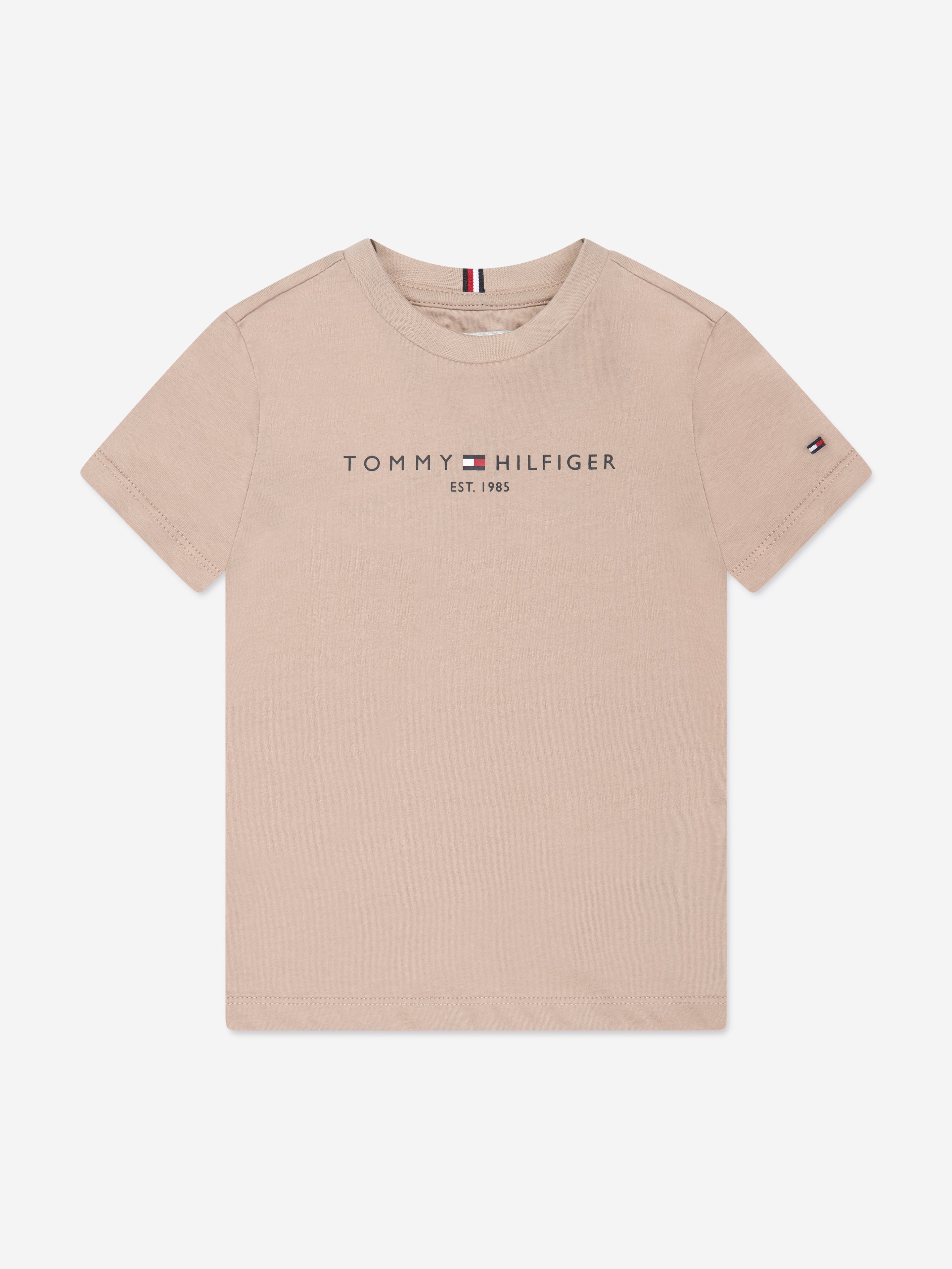 TOMMY HILFIGER t-shirt ESSENTIAL Beige