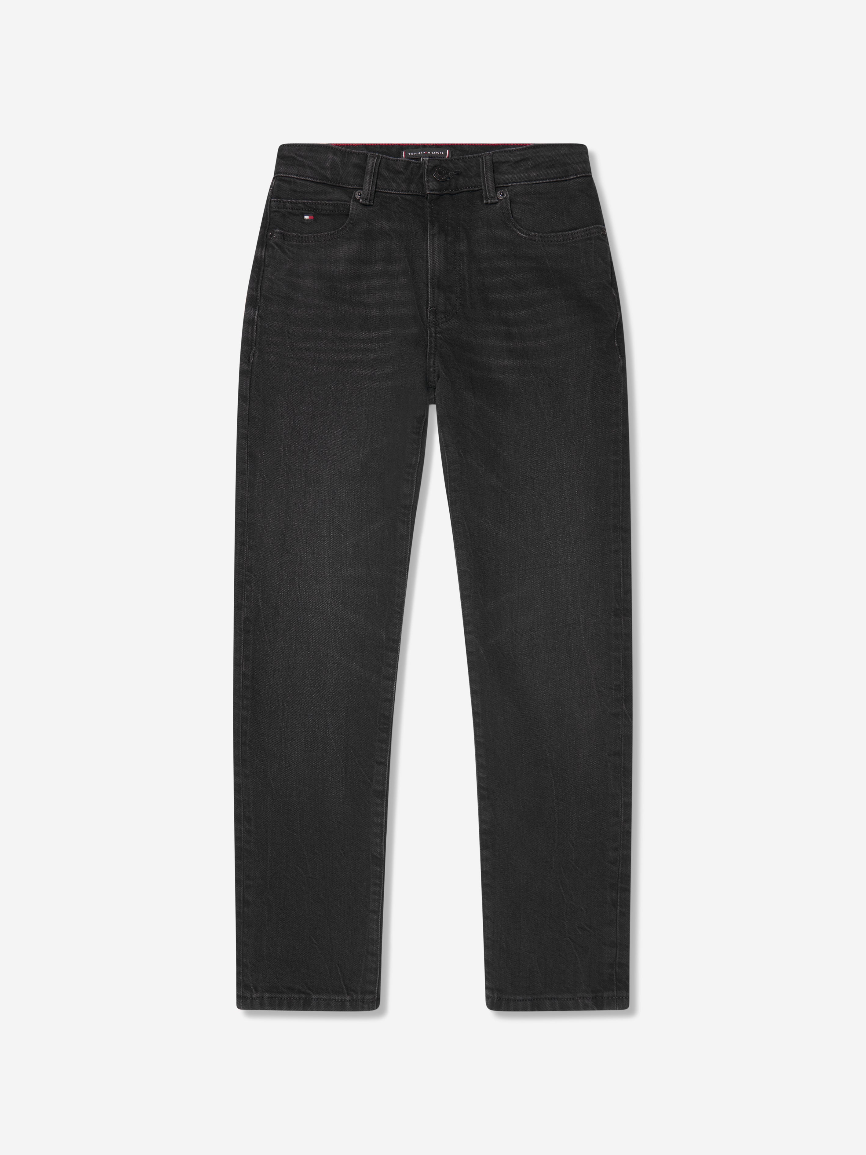 Tommy Hilfiger Boys Modern Straight Jeans in Black | Childsplay