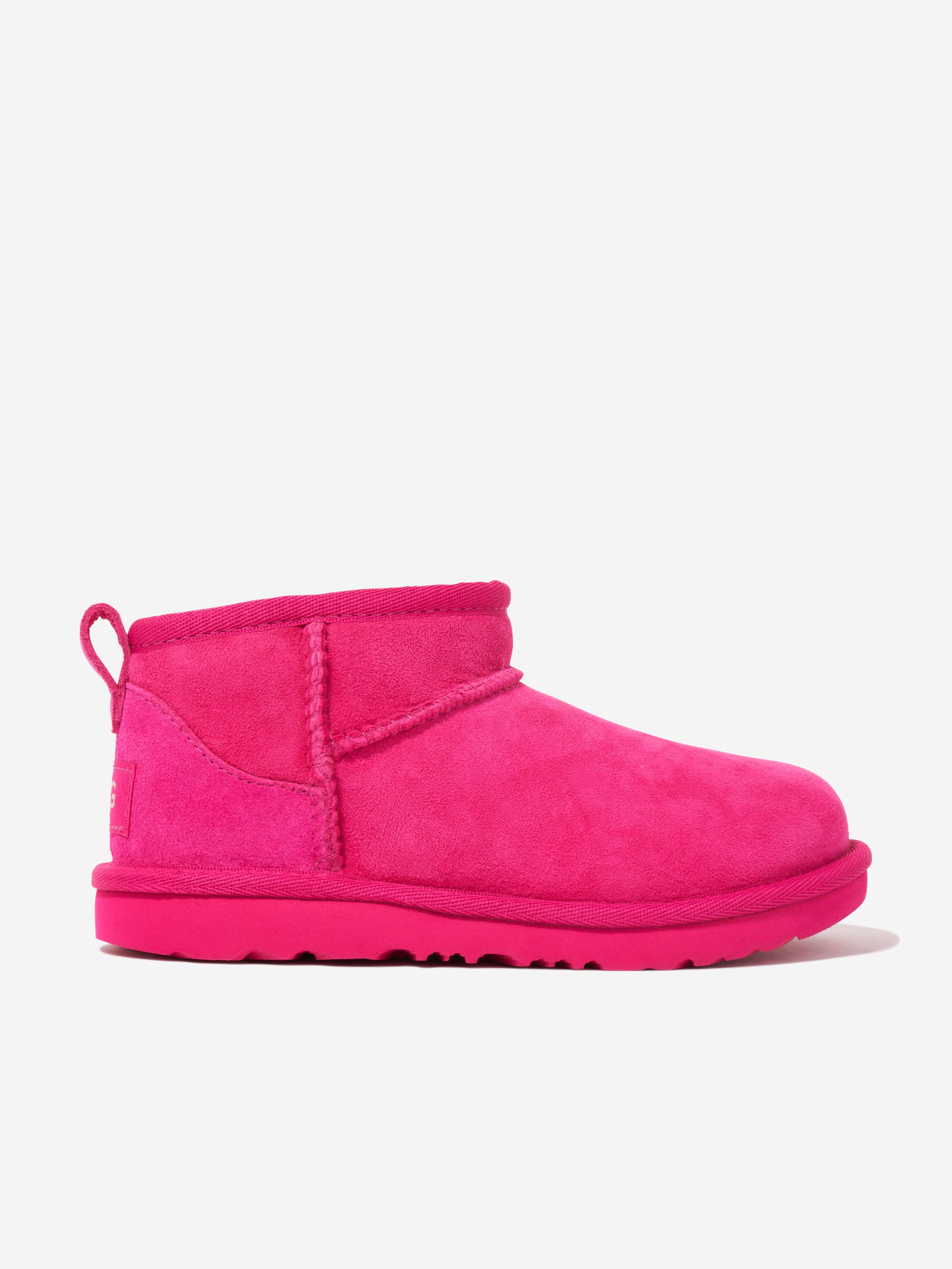 Girls Classic Ultra Mini Boots in Pink