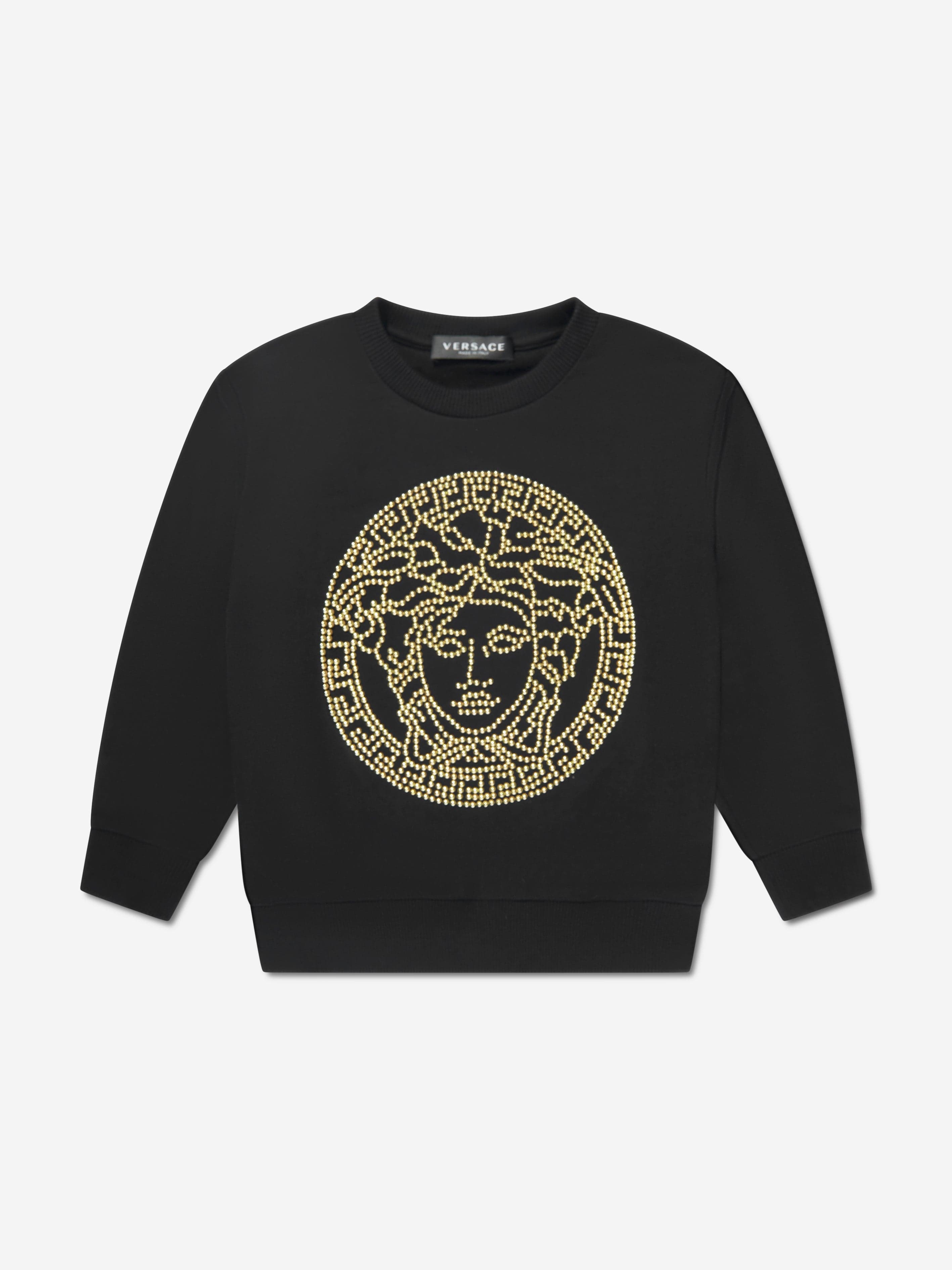 Kids Medusa Logo Sweatshirt in Black