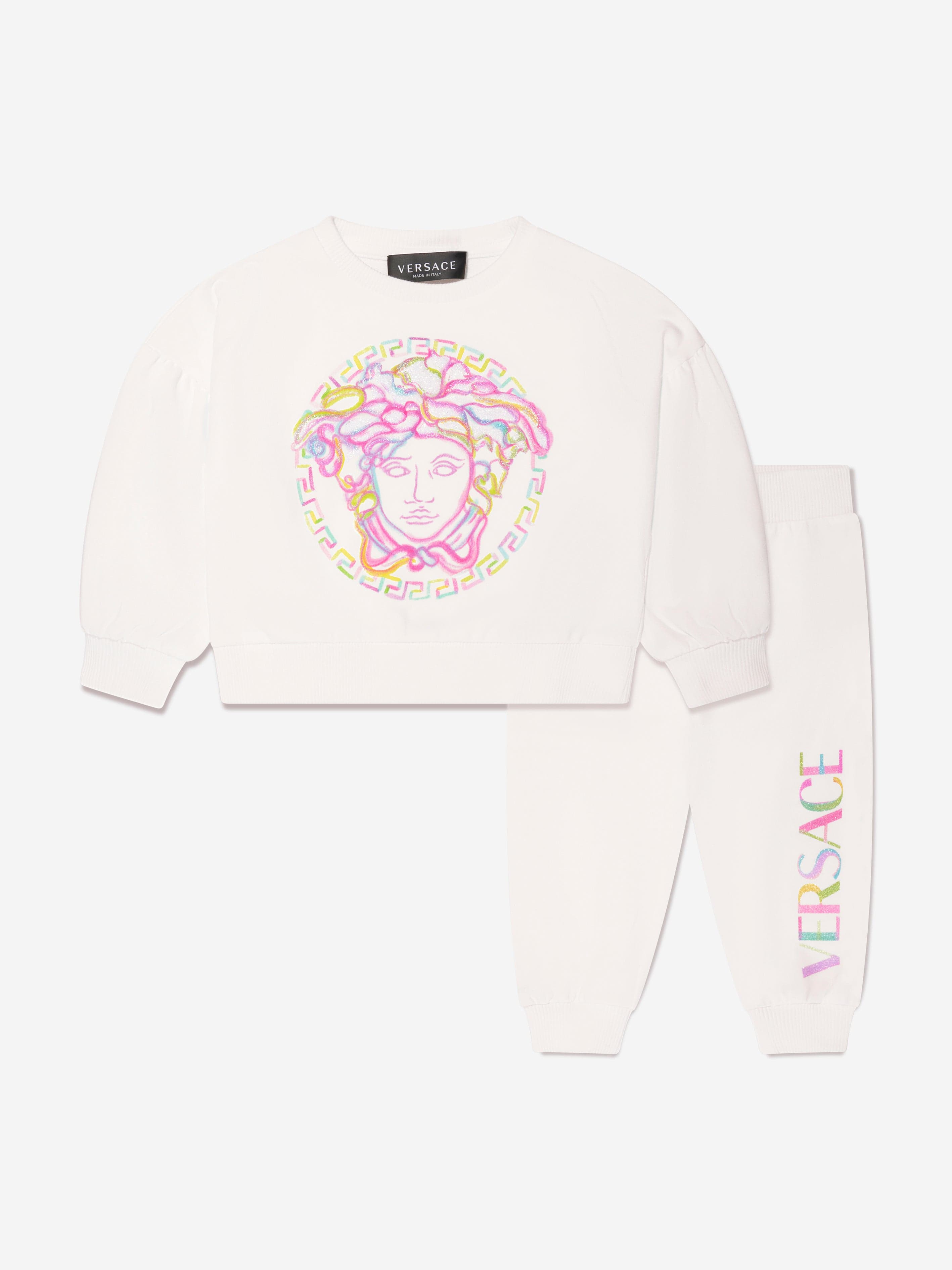 White hot sale versace tracksuit