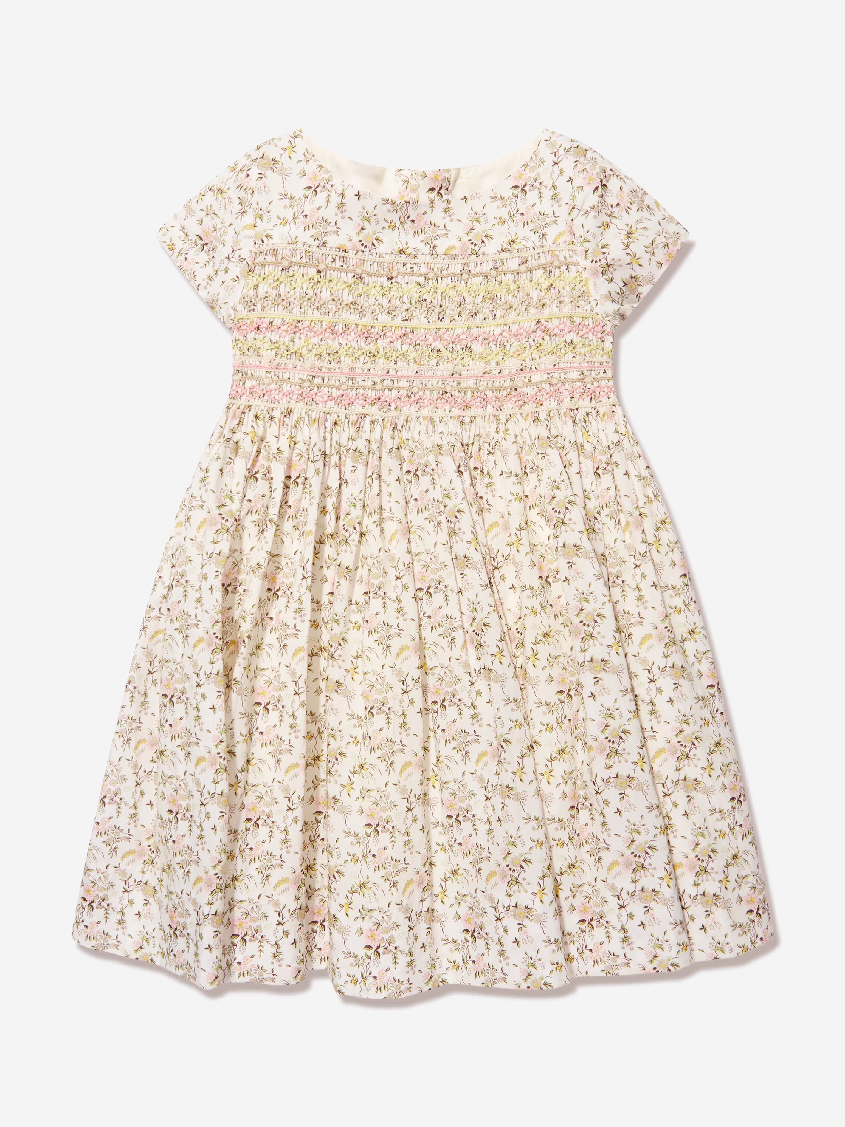 Bonpoint Floral Print Smocked hotsell Dress 12M