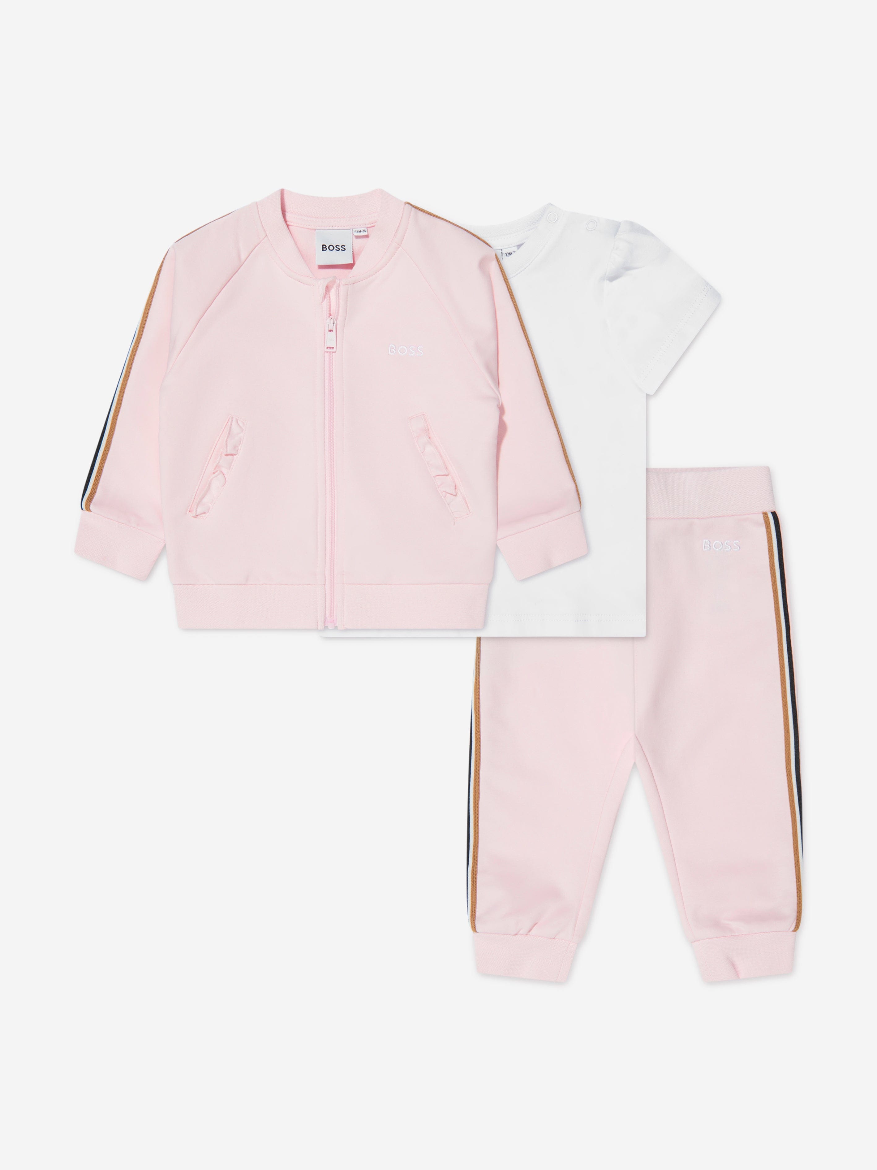 Baby girl hugo boss tracksuit sale