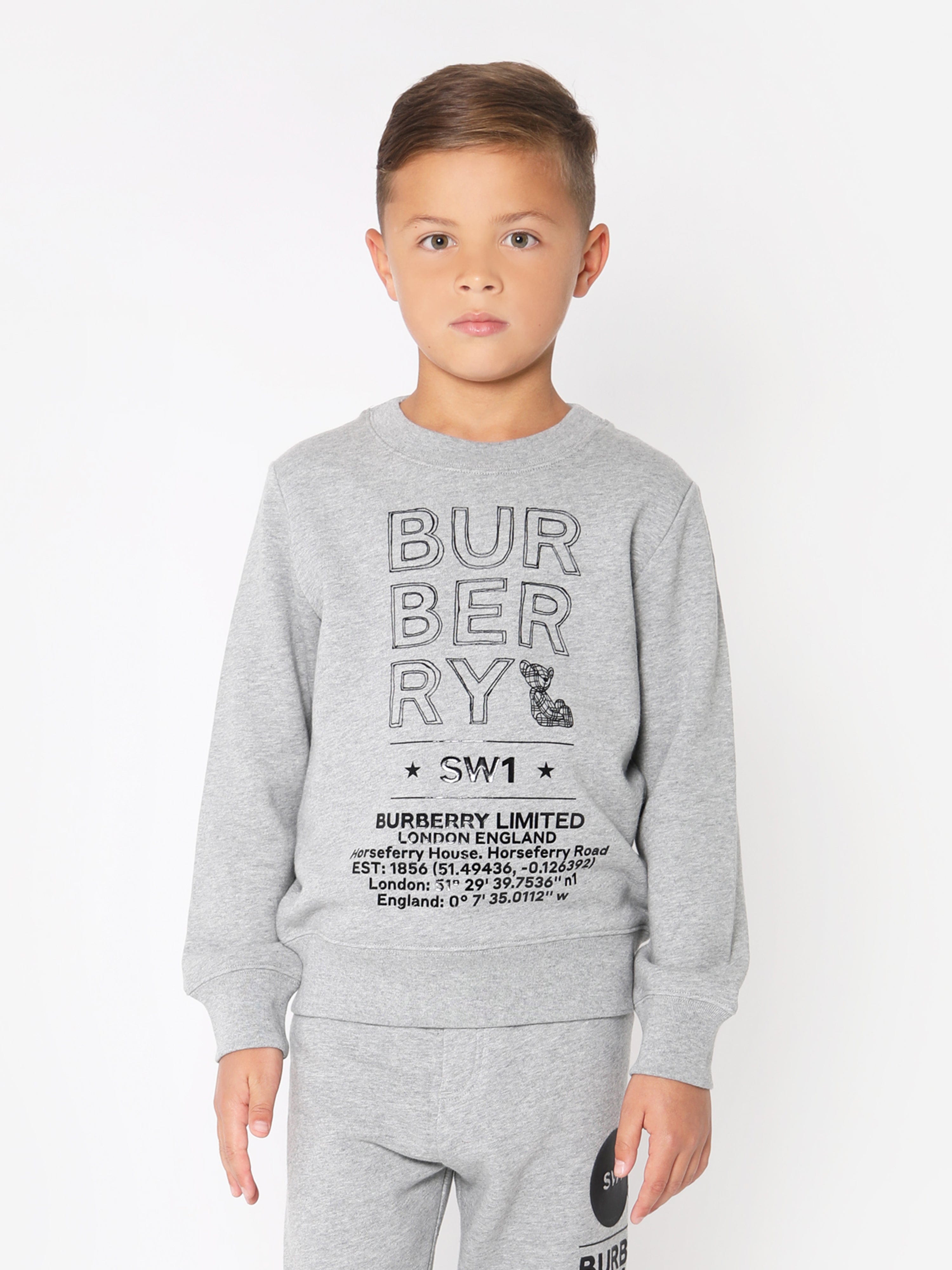 Boys Logo Print Joel Sweatshirt