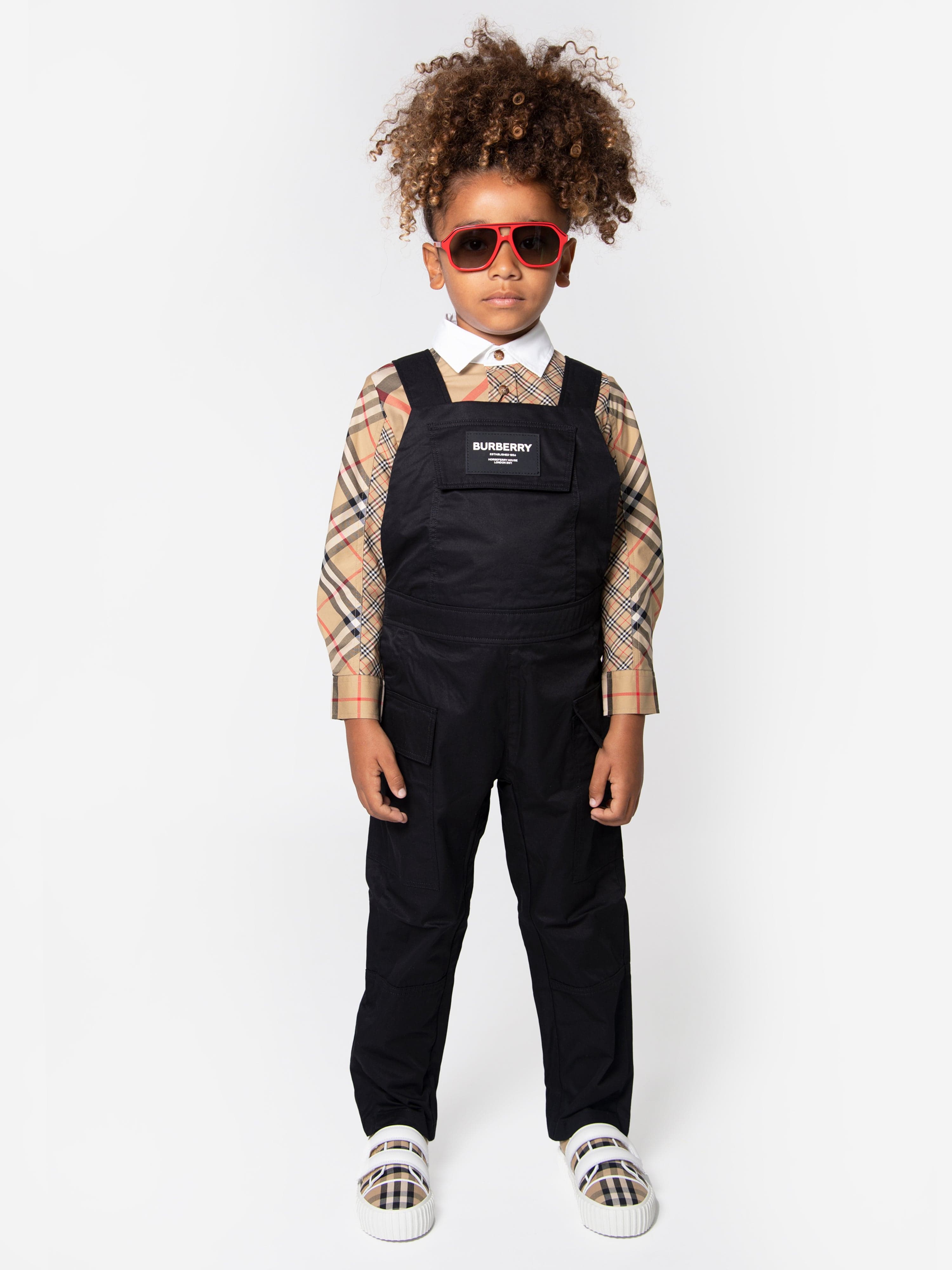 Boys clearance black dungarees