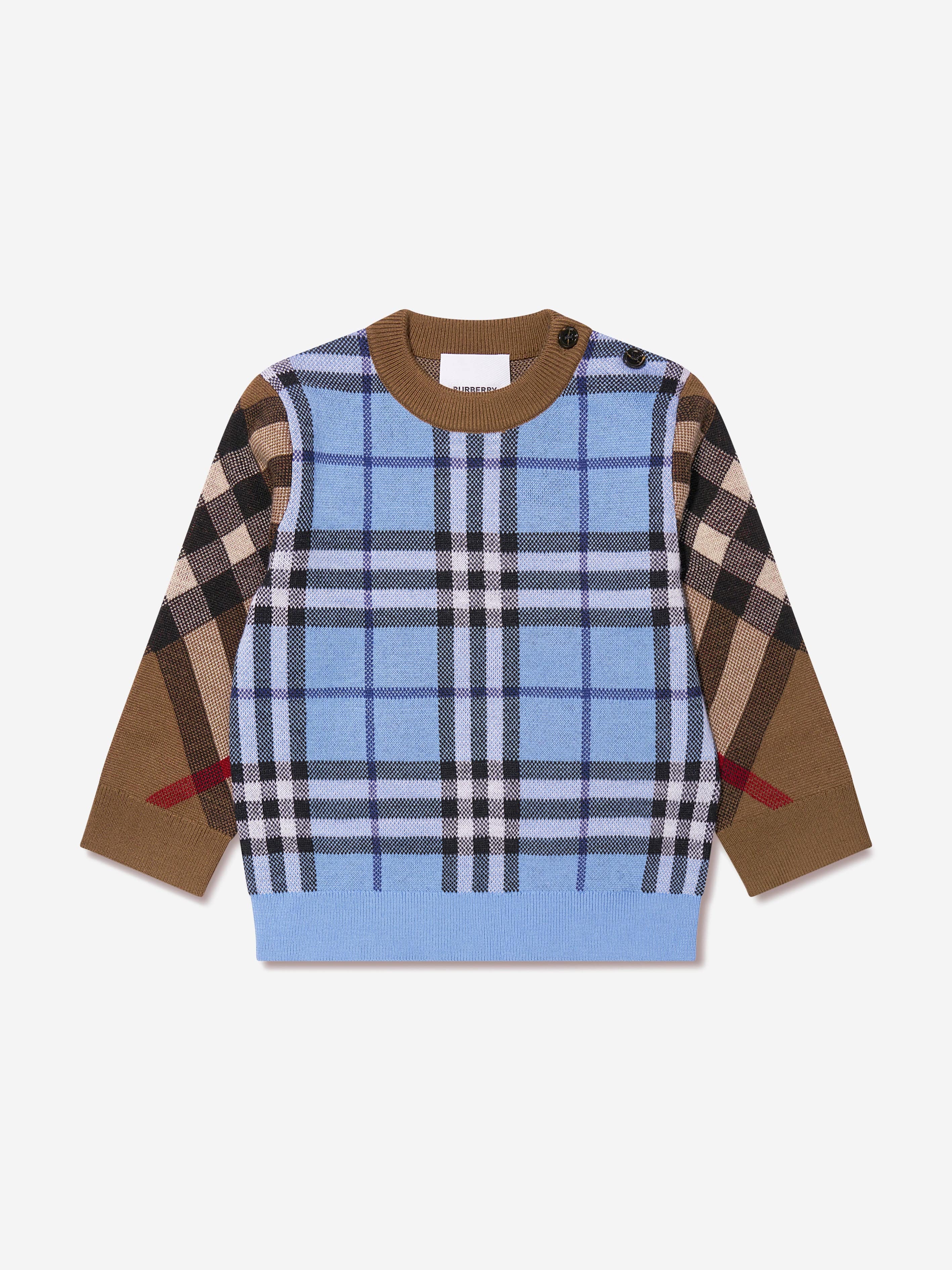 Burberry sweater kids deals blue